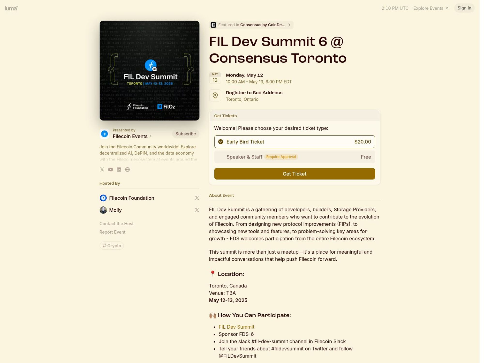 FIL Dev Summit 6 screenshot
