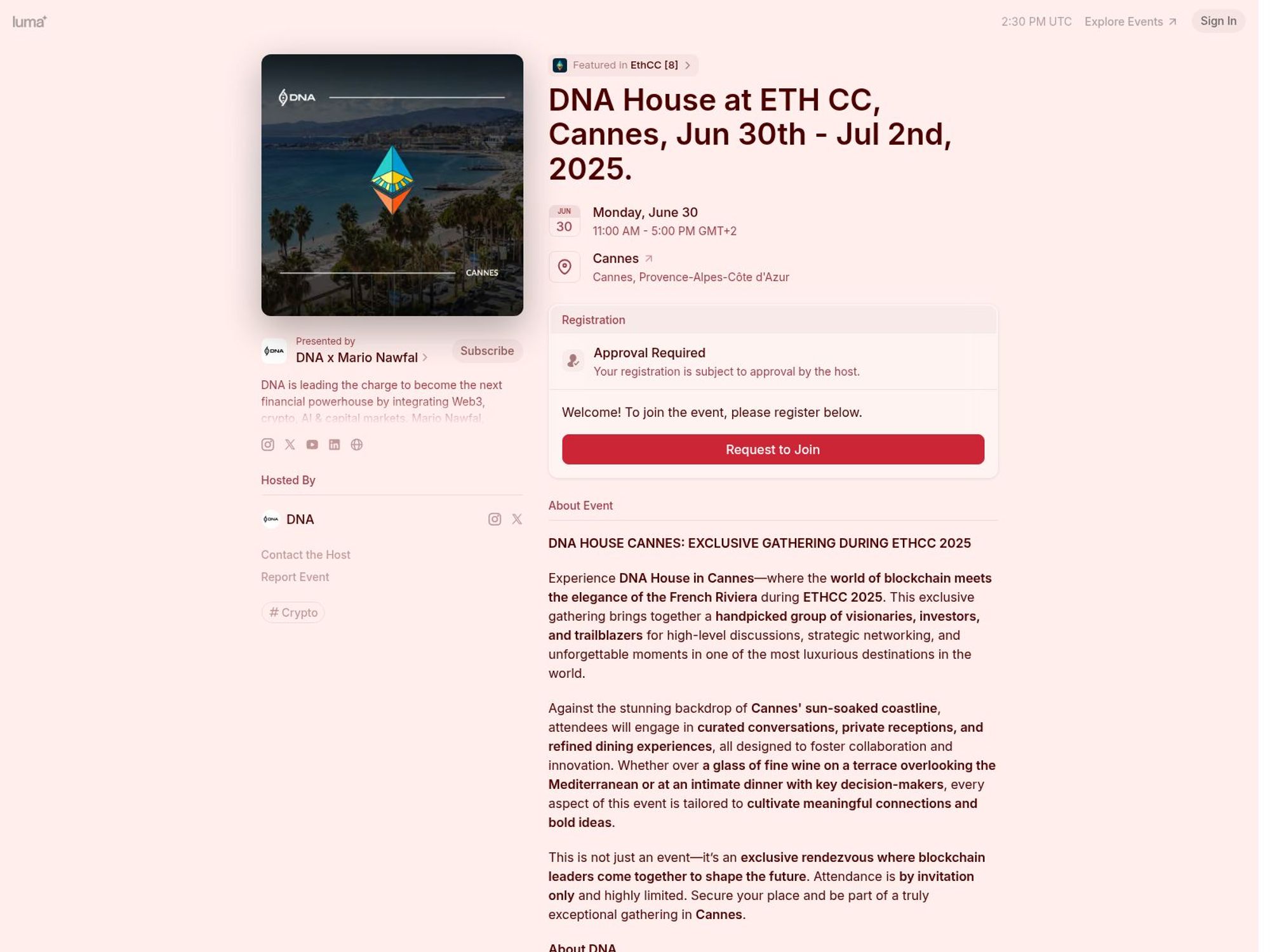 DNA House at ETH CC screenshot