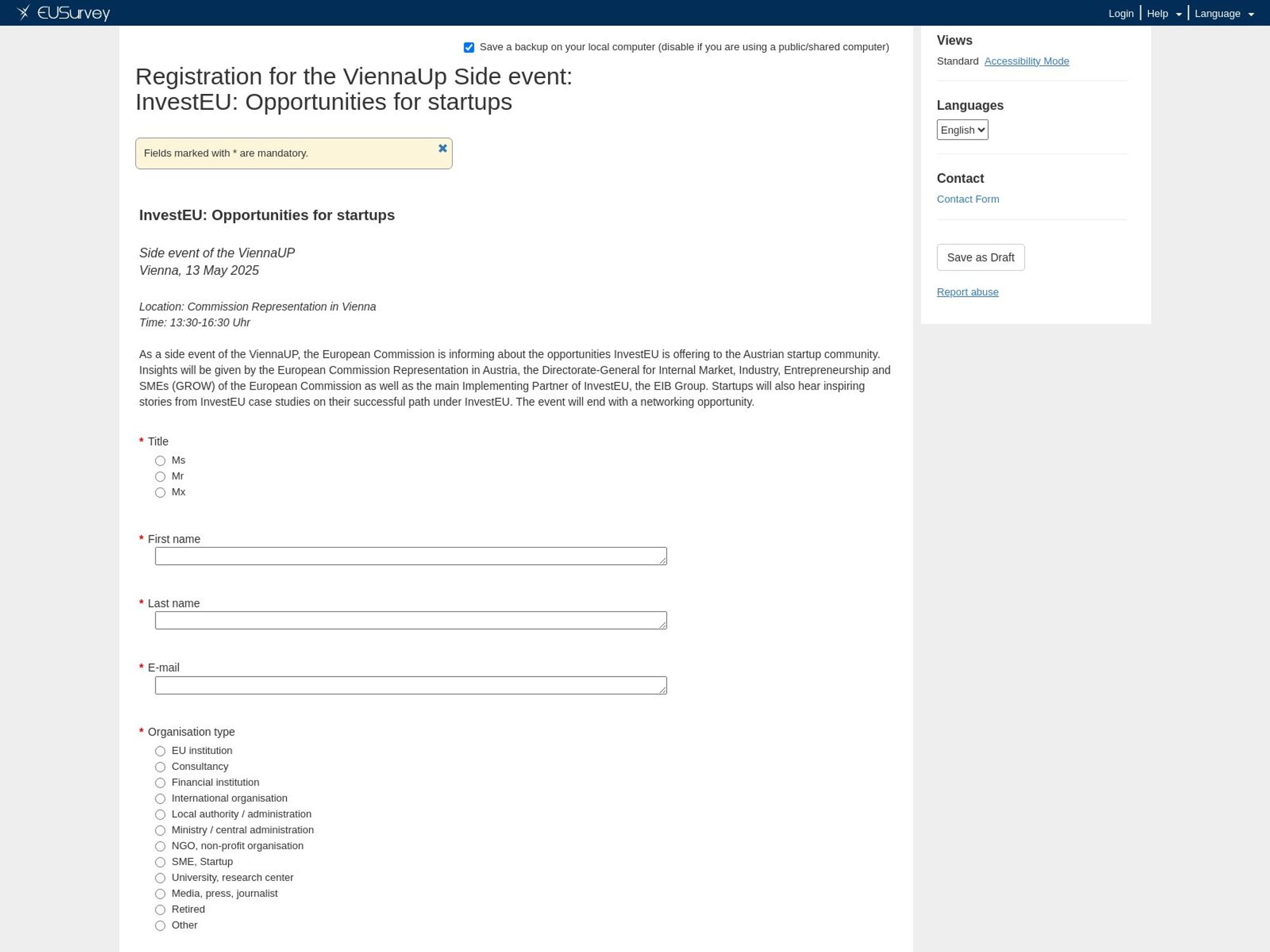 InvestEU: Opportunities for startups screenshot