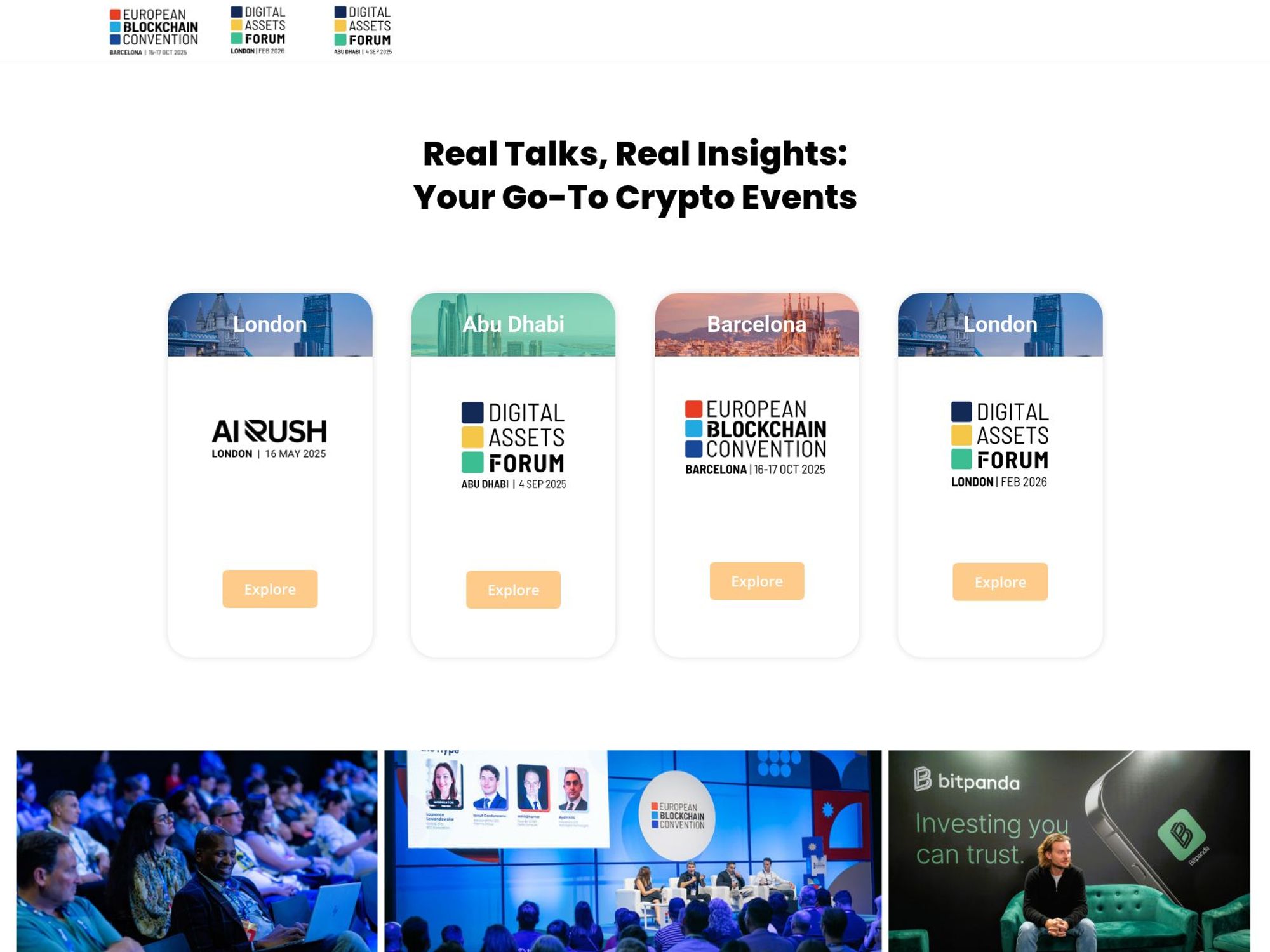 European Blockchain Convention 2025 screenshot
