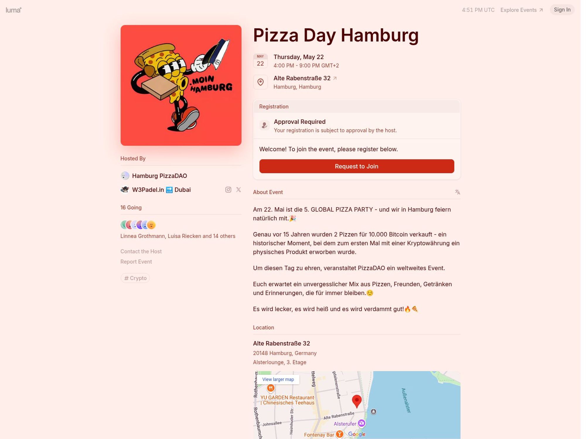 Pizza Day Hamburg screenshot