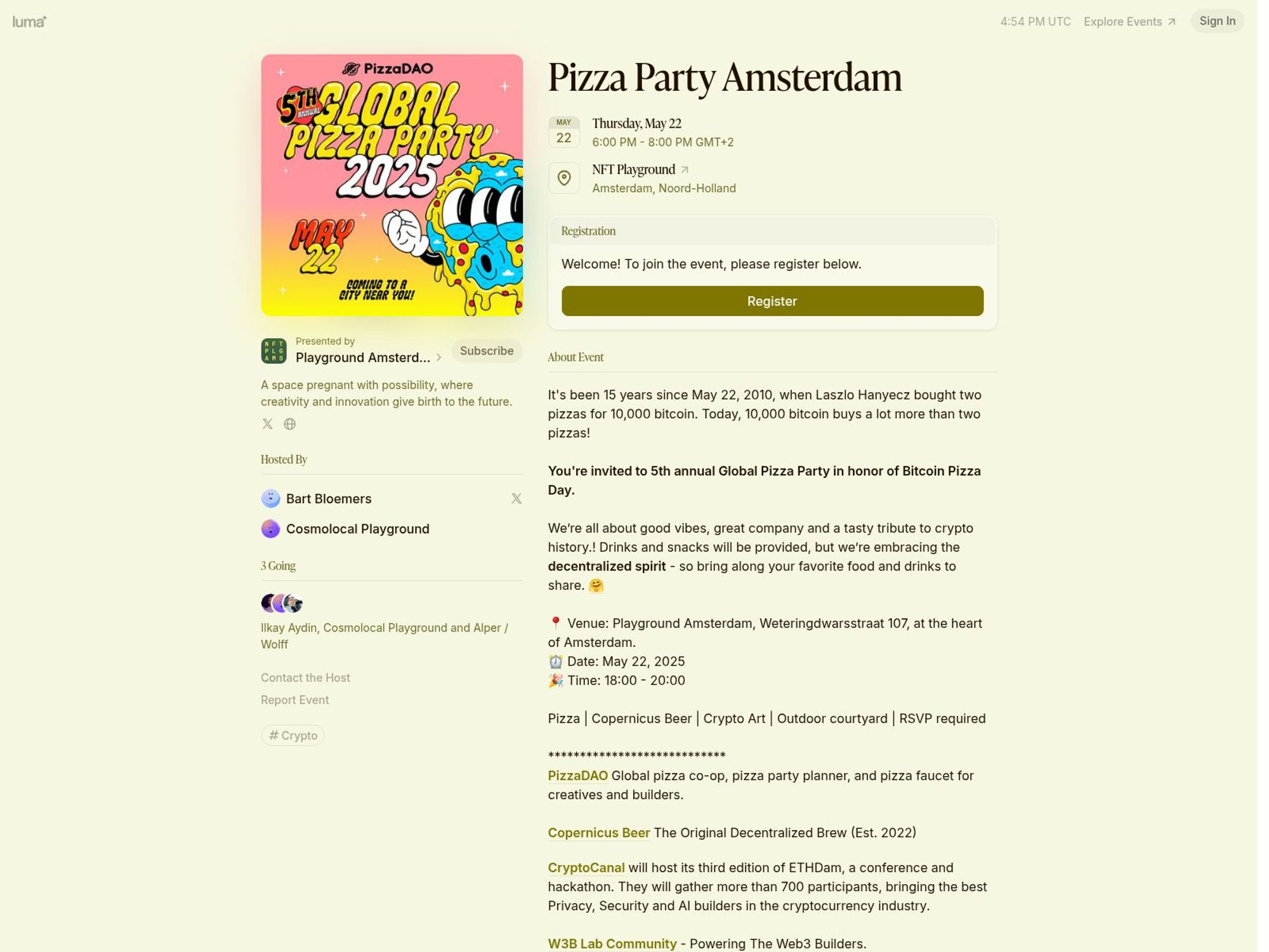 Pizza Party Amsterdam screenshot