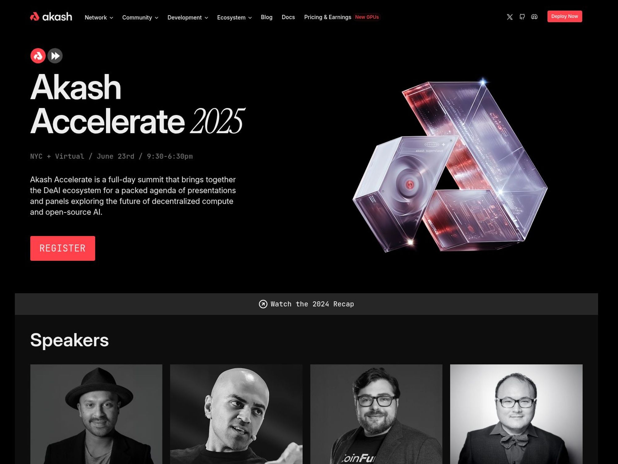 Akash Accelerate 2025 screenshot