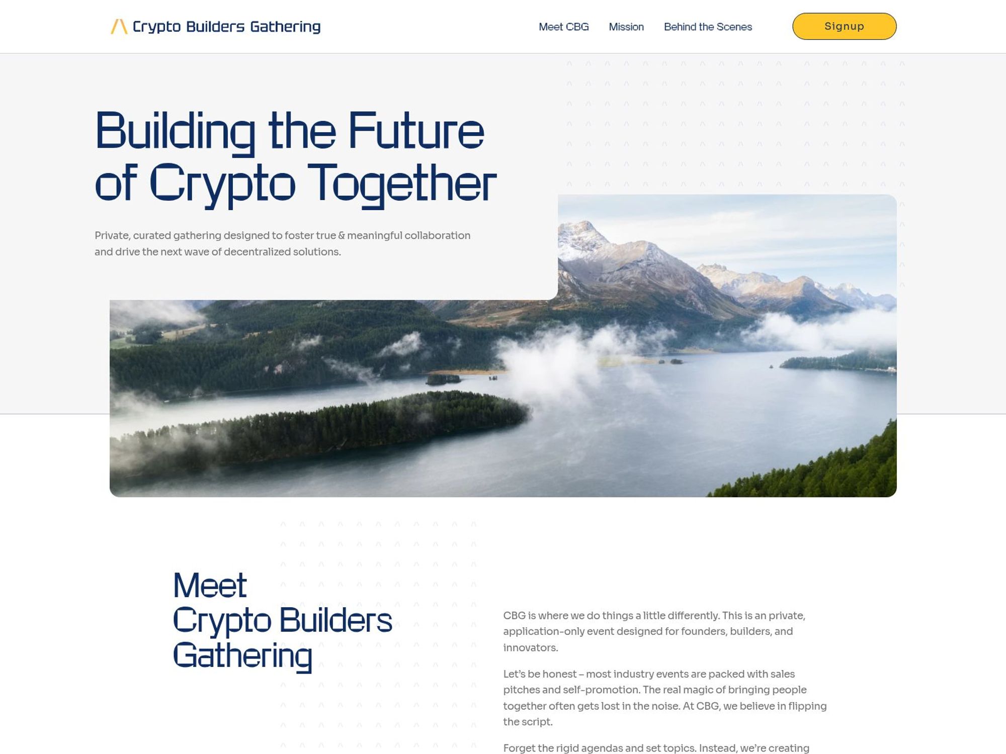 Crypto Builders Gathering - BCG screenshot