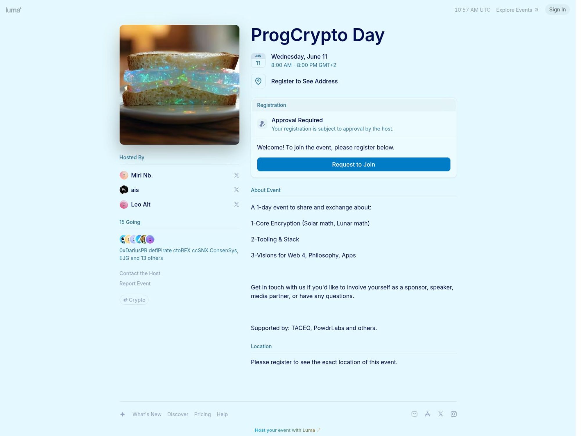 Programmable Cryptography Day (ProgCrypto Day) screenshot