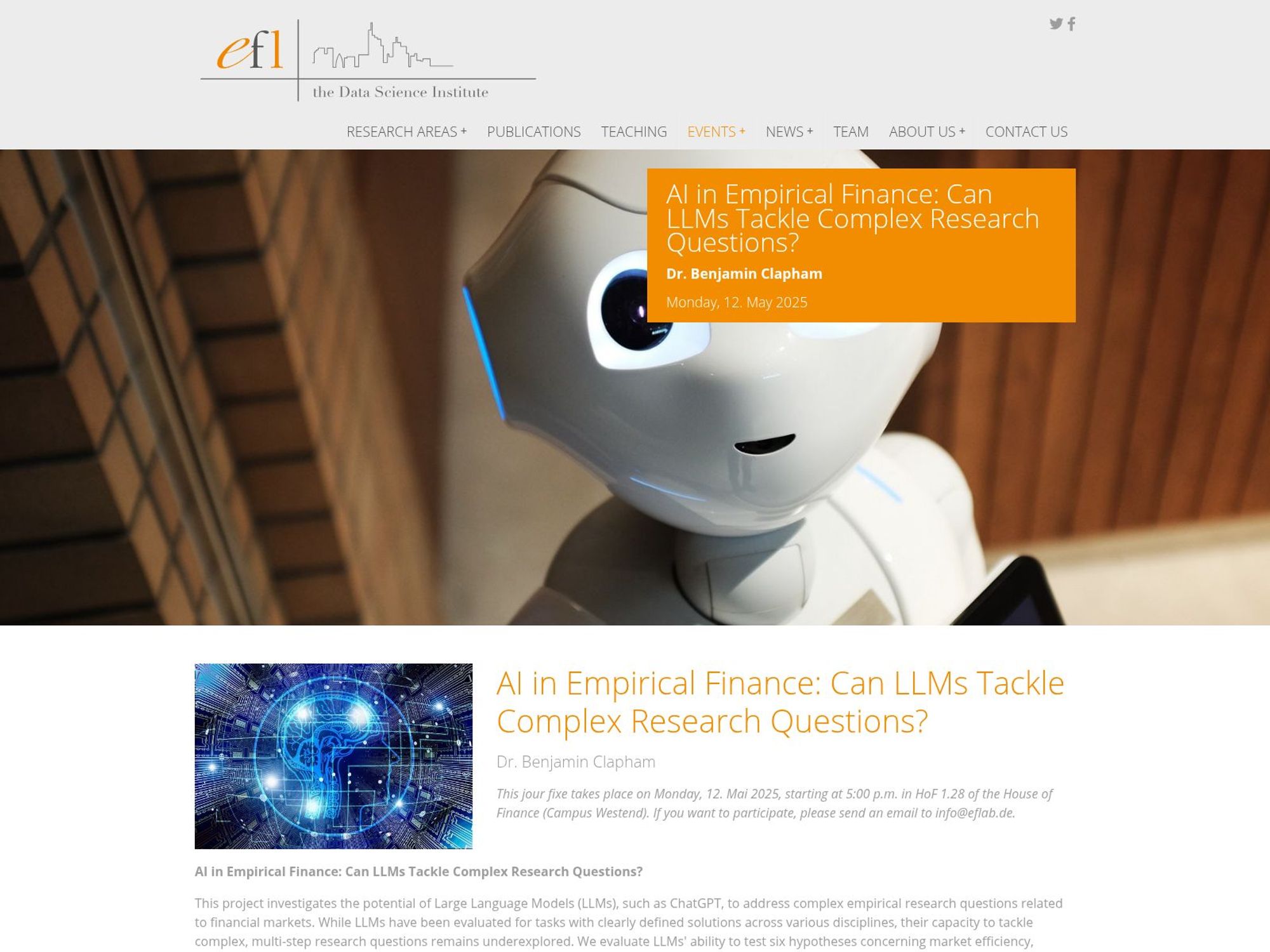 AI in Empirical Finance: Can LLMs Tackle Complex Research Questions? screenshot