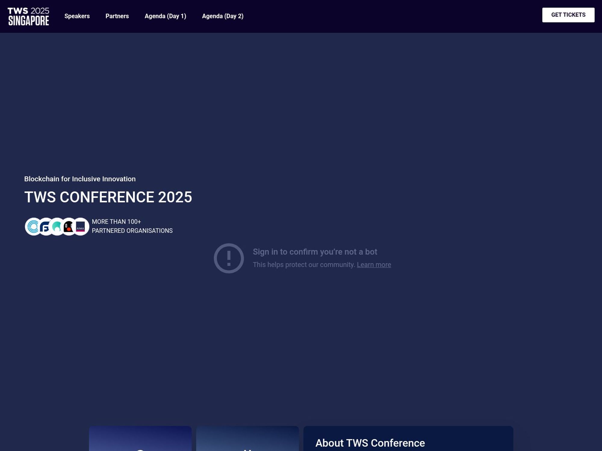 TWS Conference 2025 website