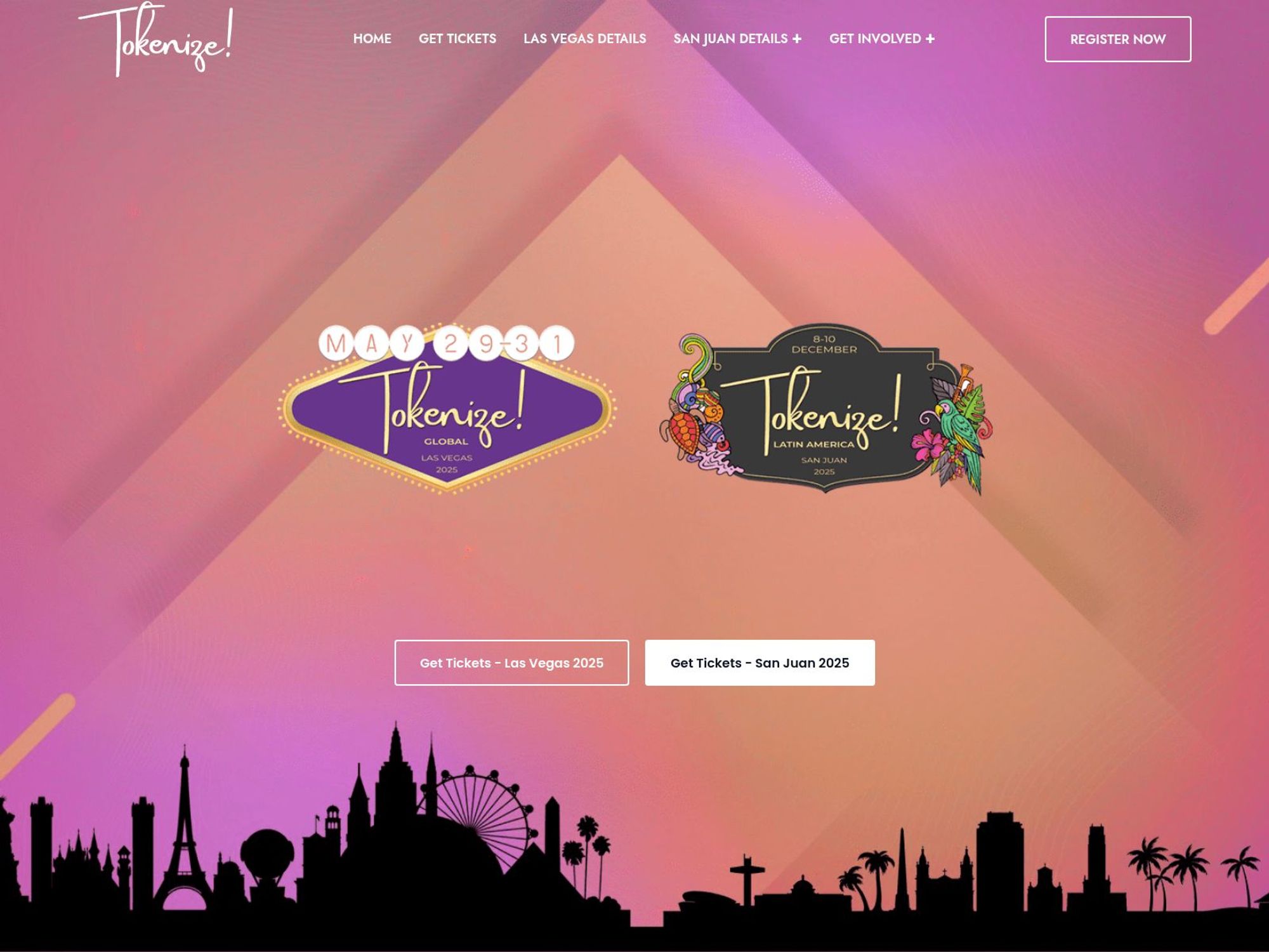 Tokenize Las Vegas 2025 screenshot