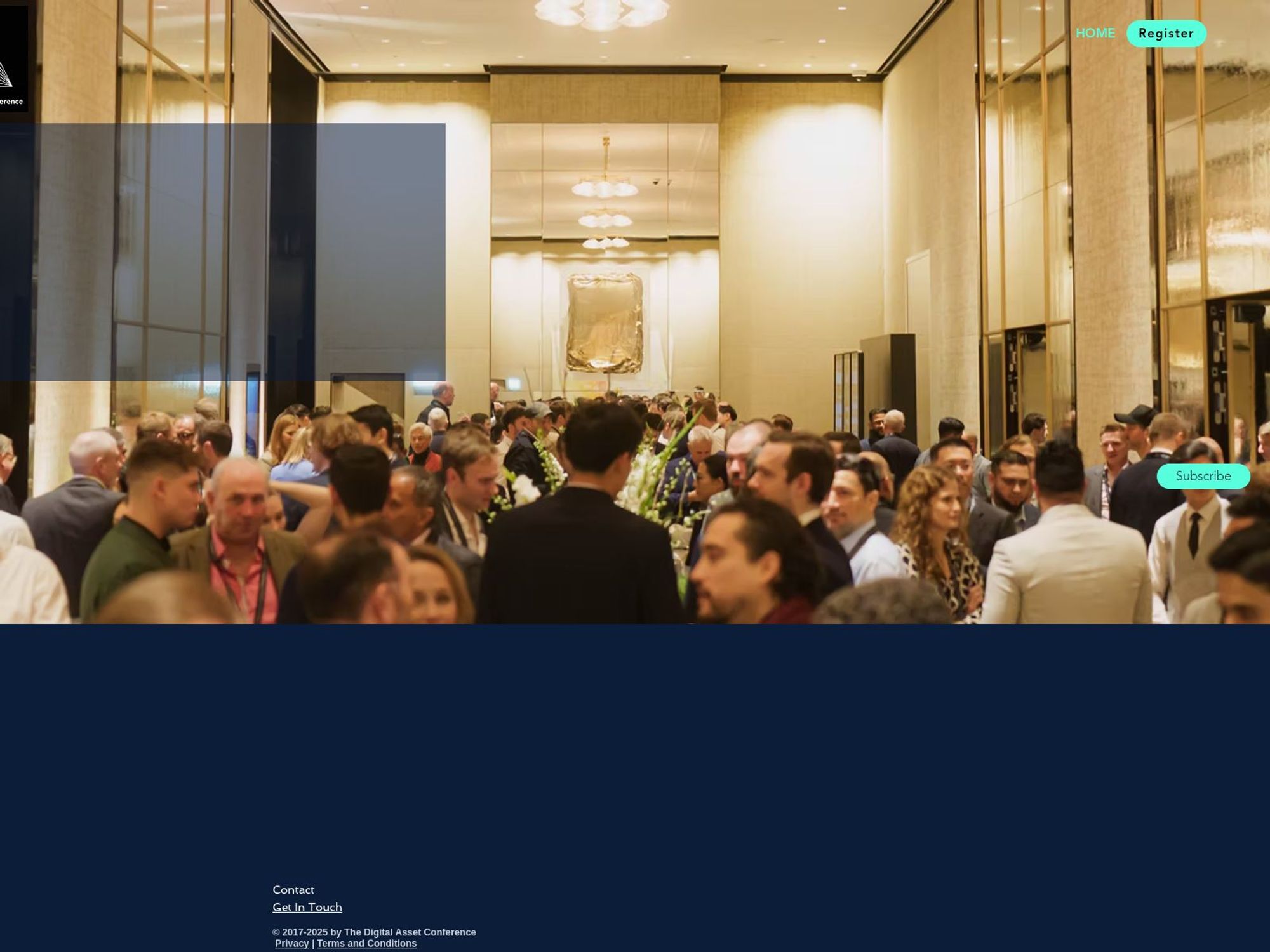 The Digital Asset Conference III website