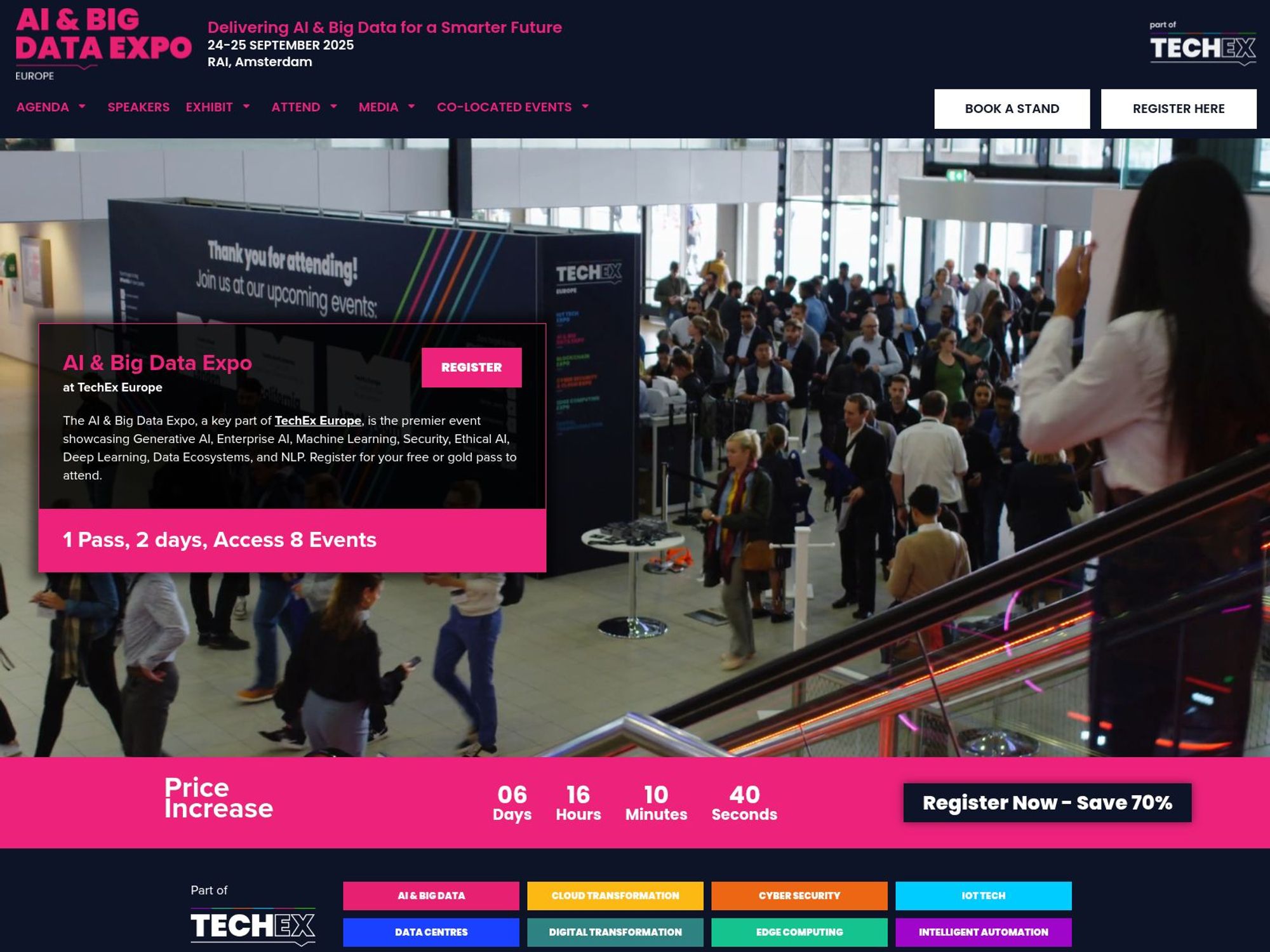 AI & Big Data Expo Europe 2025 website