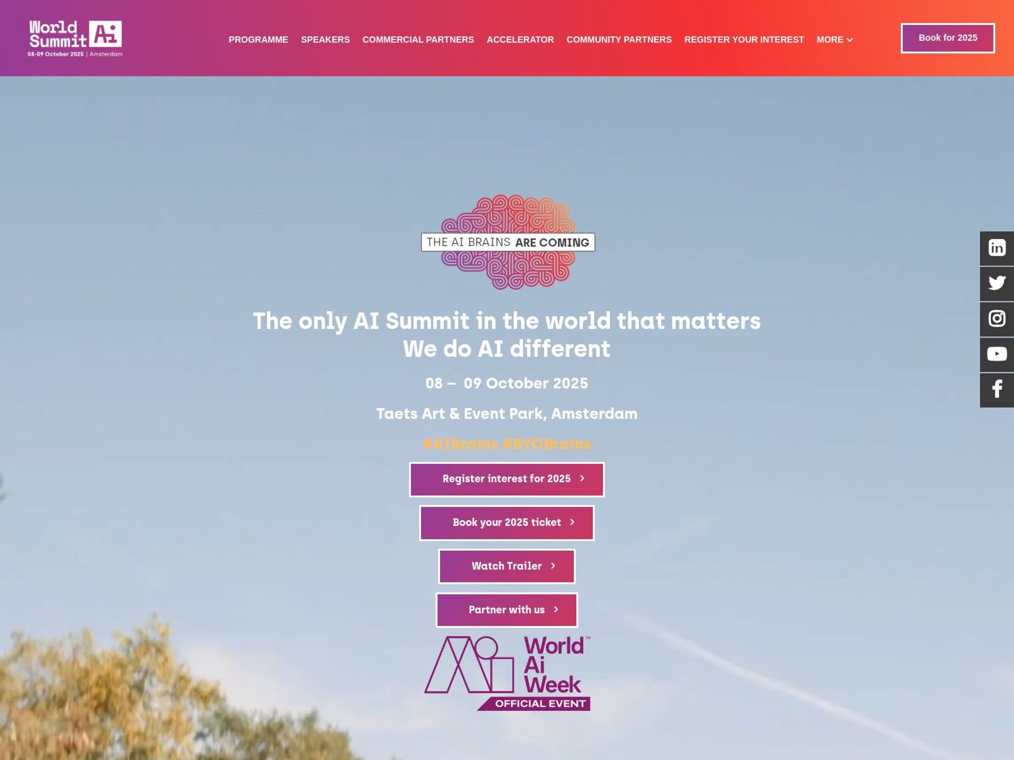 World Summit AI 2025 website