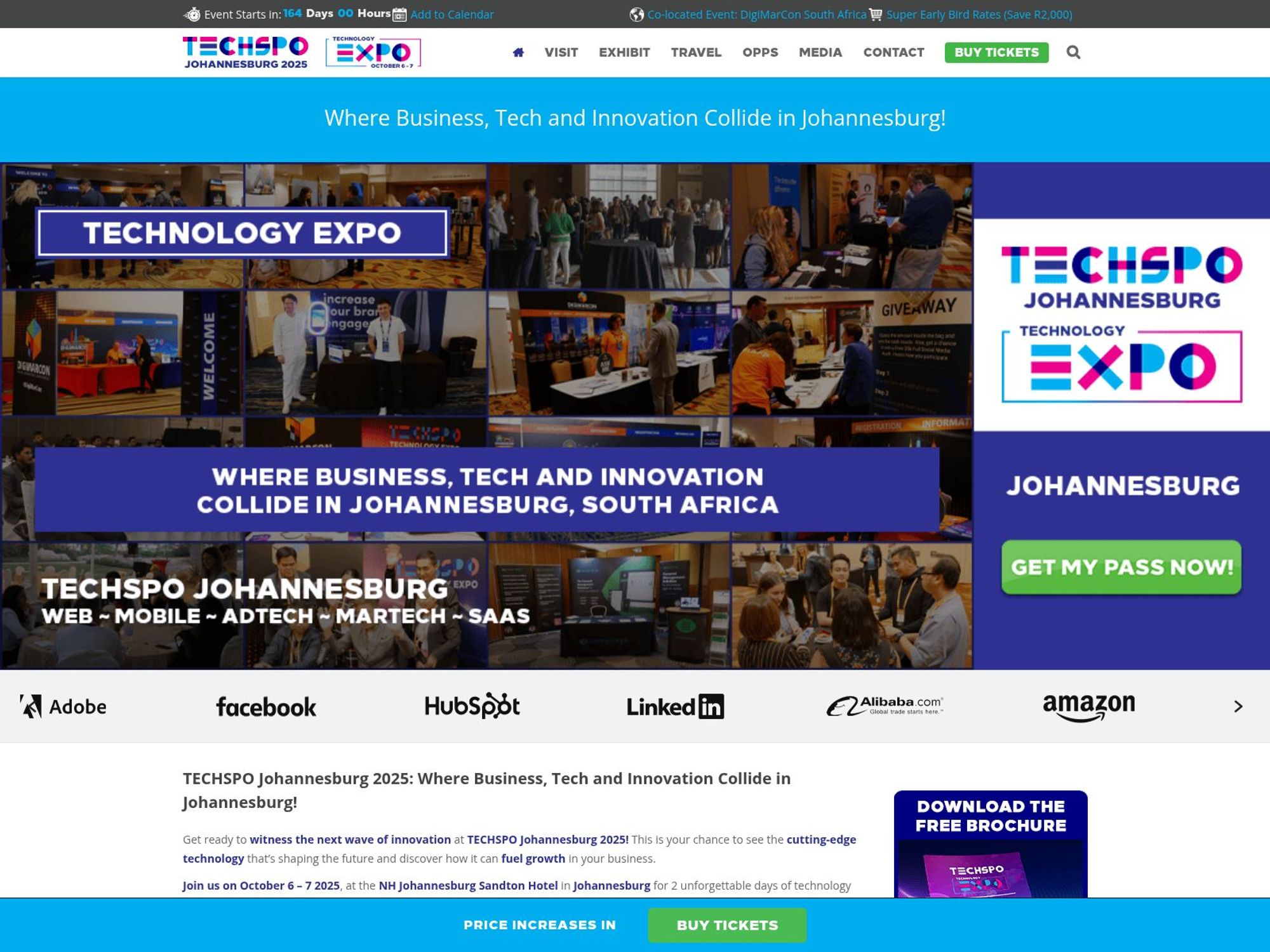 TECHSPO Johannesburg 2025 website