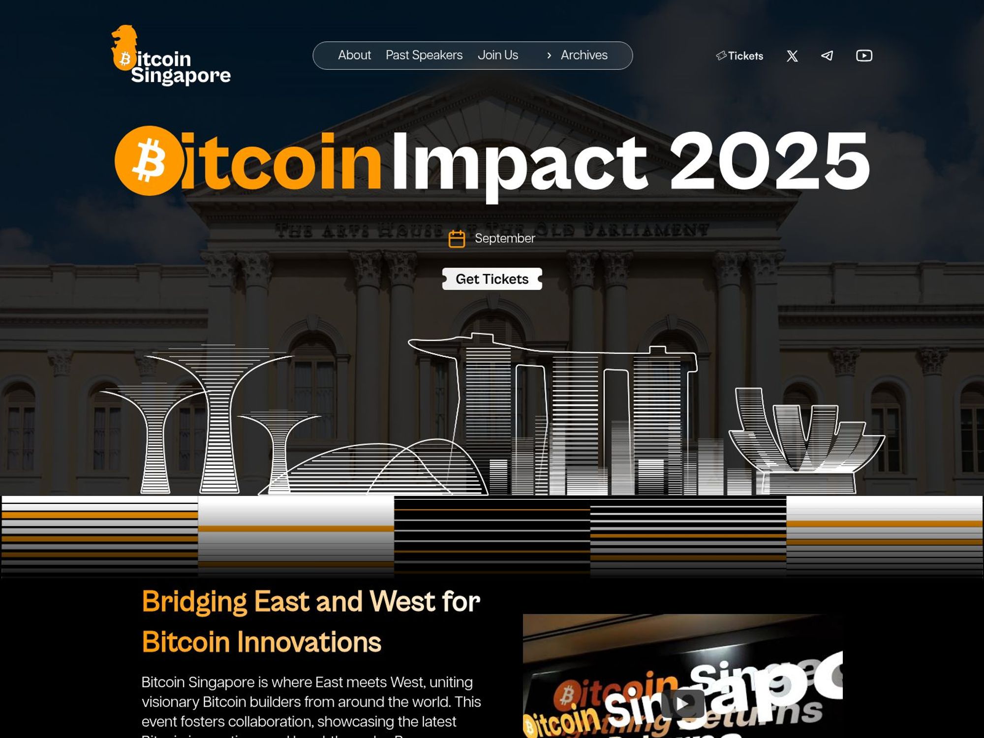 Bitcoin Impact 2025 website