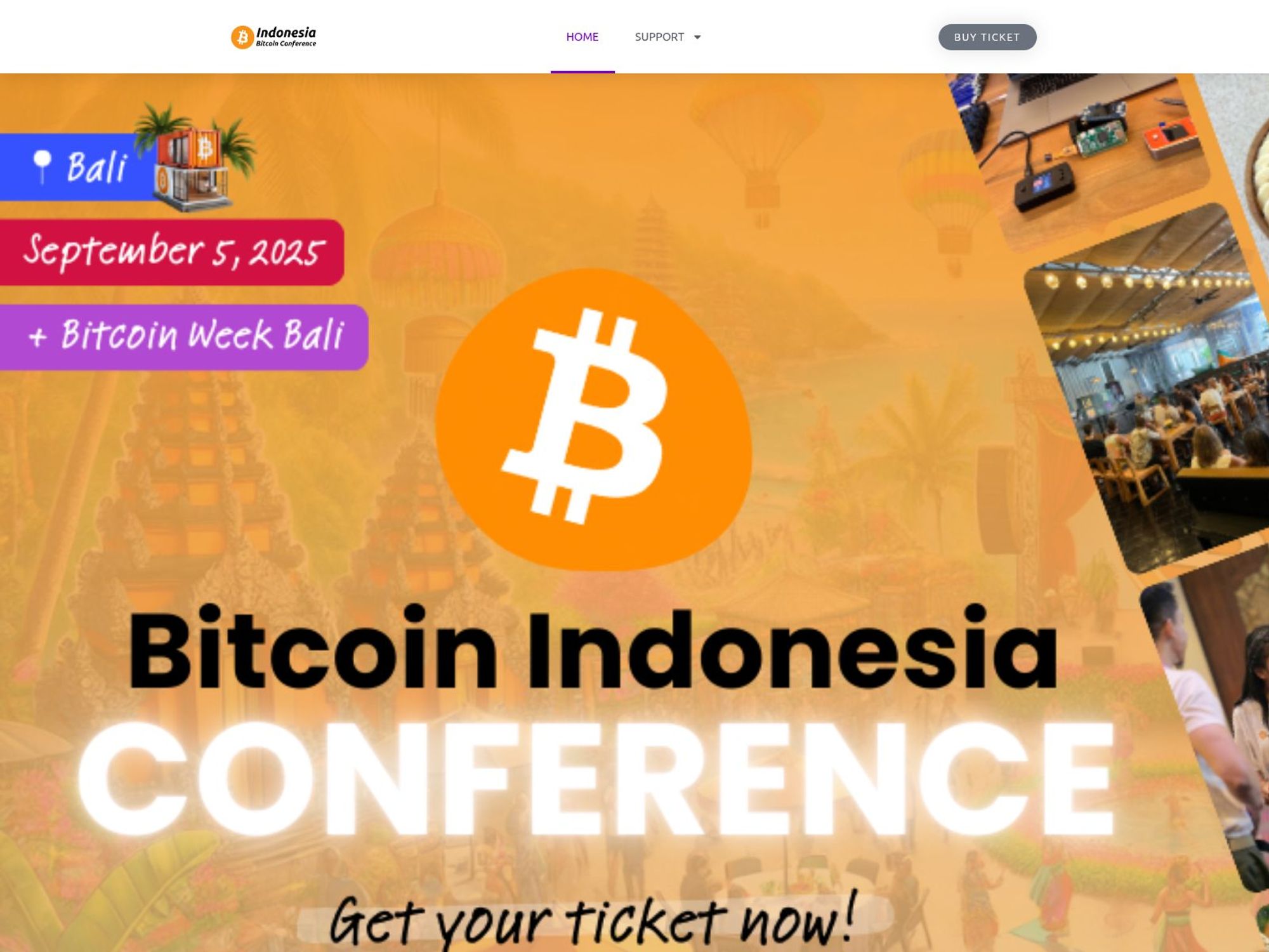 Bitcoin Indonesia Conference 2025 website