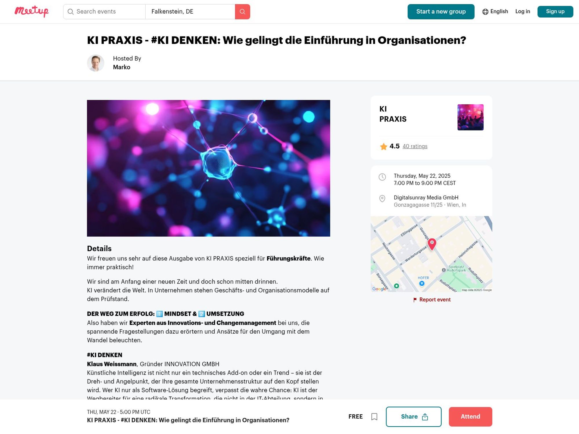 KI PRAXIS - #KI DENKEN: Wie gelingt die Einführung in Organisationen? screenshot