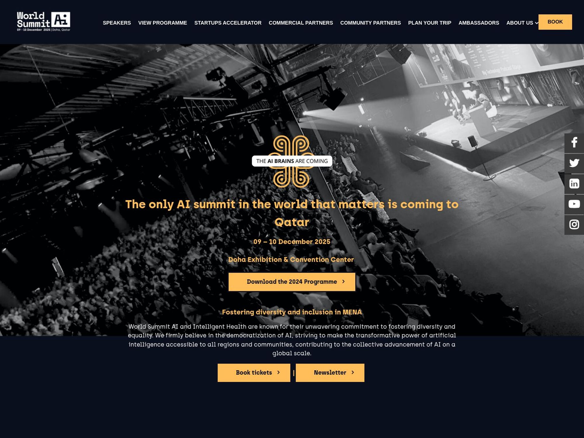 World Summit AI Qatar 2025 website