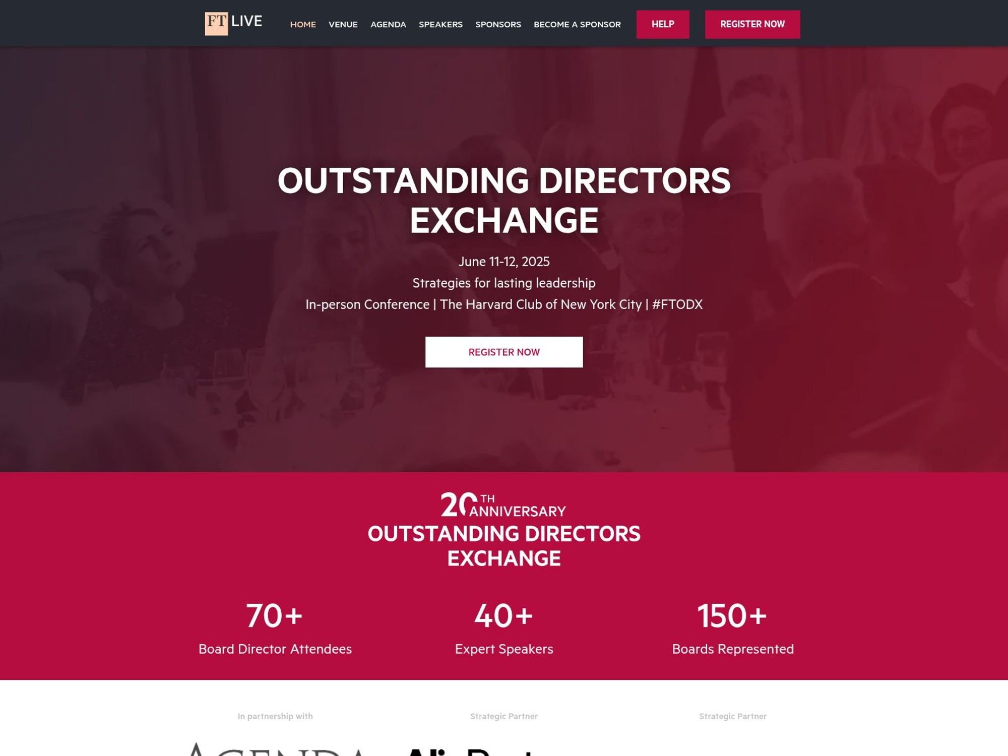FT Live - Outstanding Directors Exchange 2025 (ODC 2025) screenshot