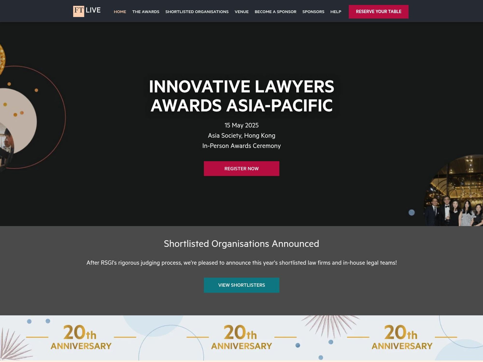 FT Live - Innovative Lawyers Awards Asia-Pacific 2025 screenshot
