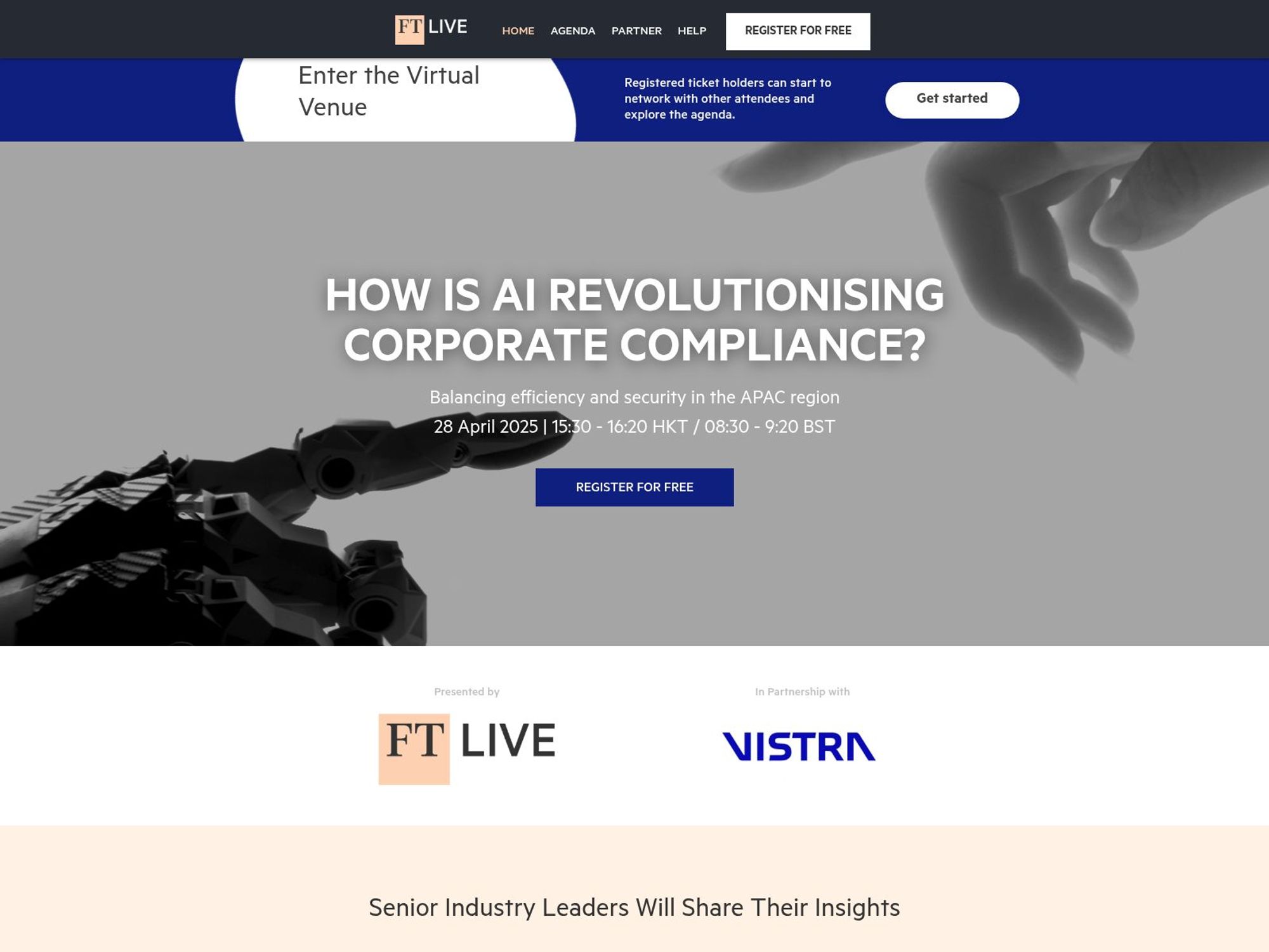 FT Live - How is AI Revolutionising Corporate Compliance? screenshot