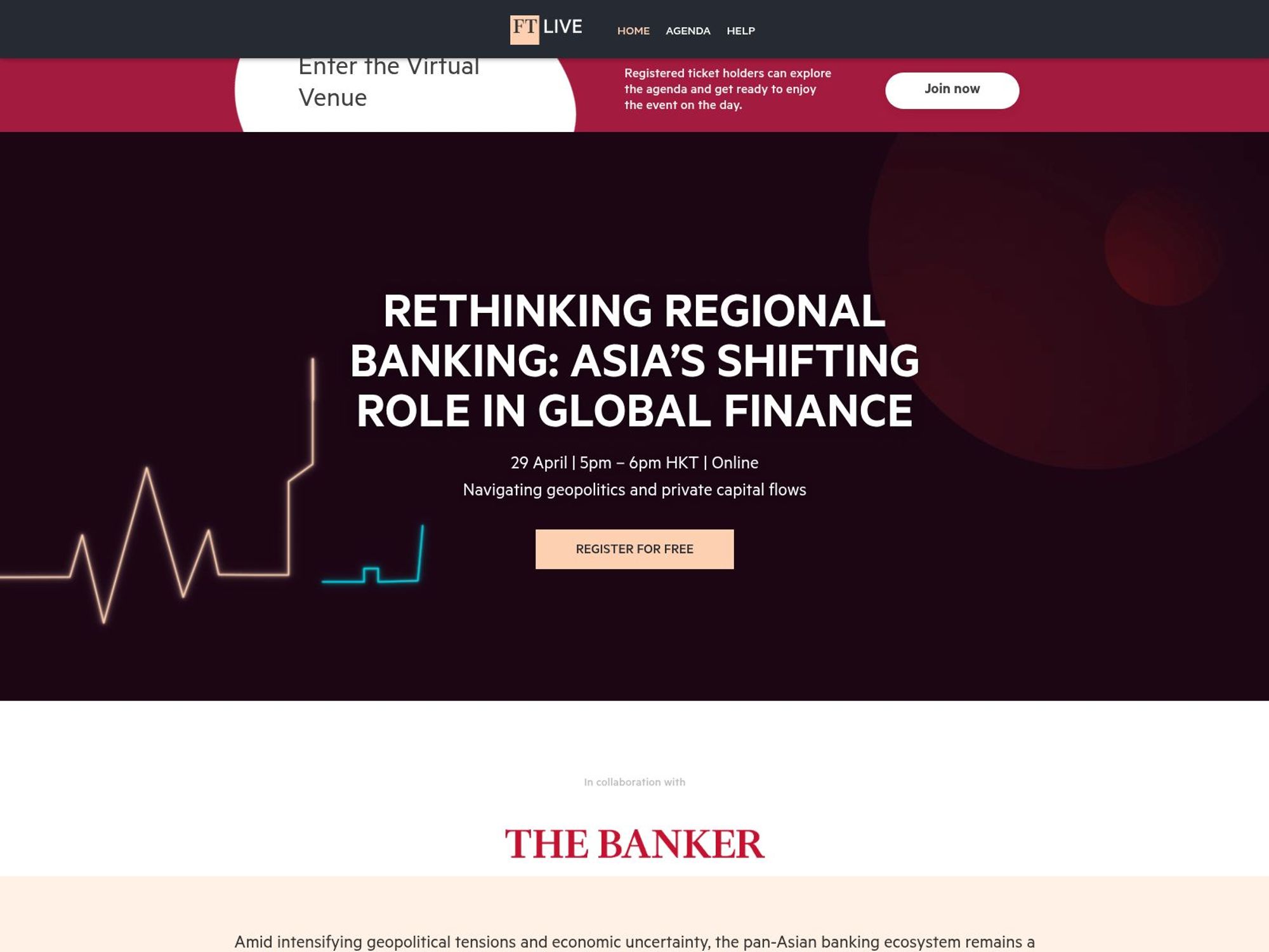 FT Live - Rethinking Regional Banking: Asia’s Shifting Role in Global Finance screenshot