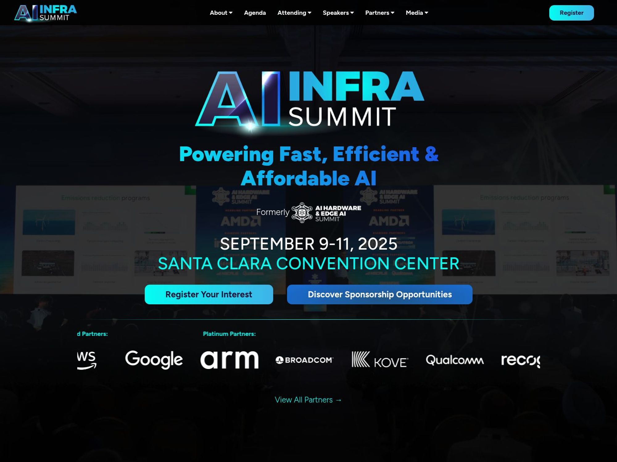 AI Infra Summit 2025 website