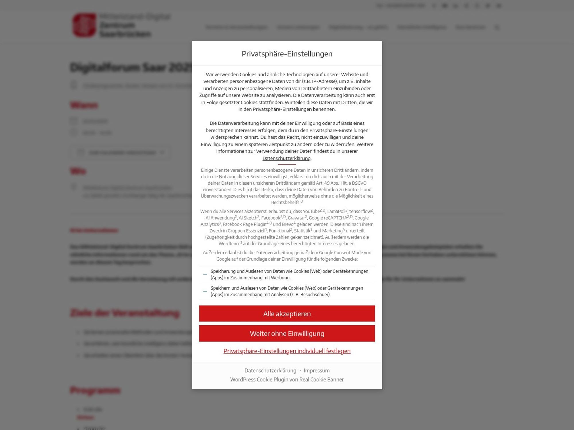 Digitalforum Saar 2025 – KI im Unternehmen screenshot