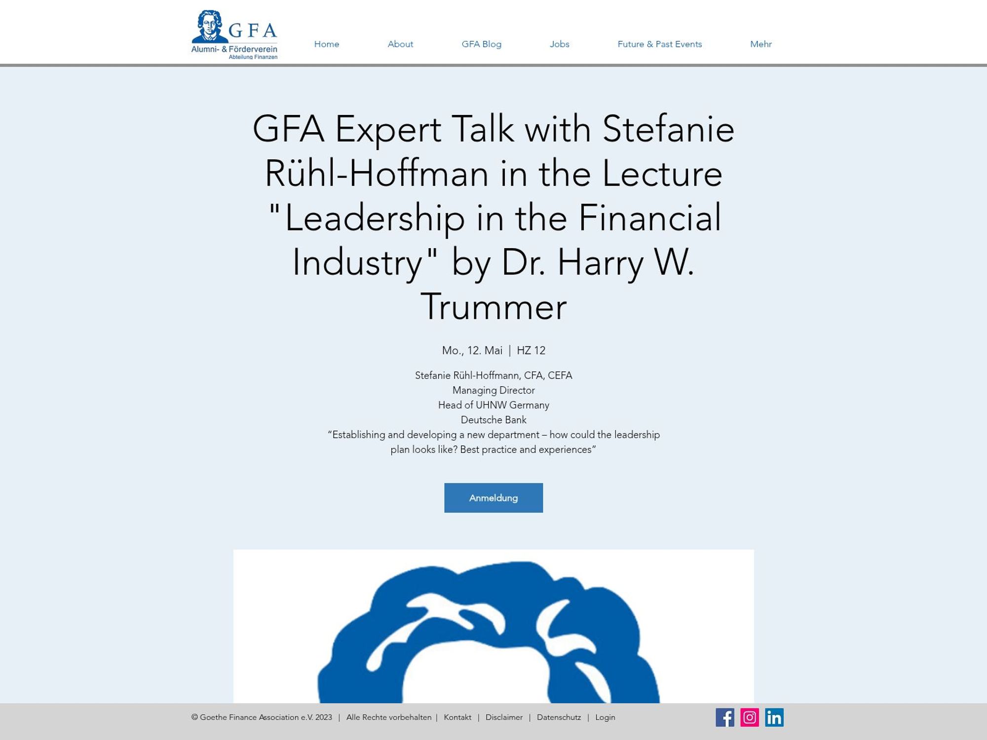 Leadership in the Financial Industry screenshot