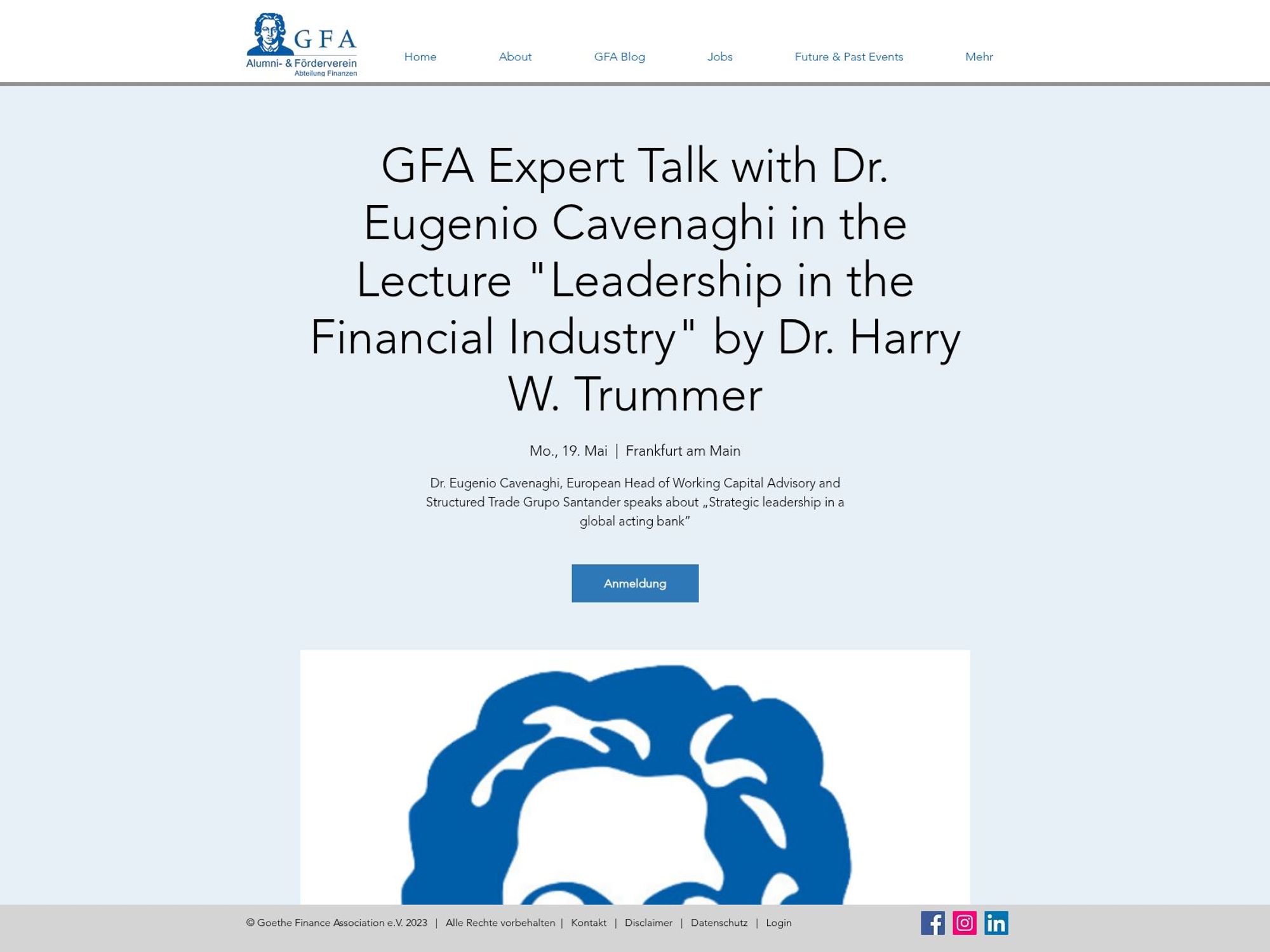 "Leadership in the Financial Industry" by Dr. Harry W. Trummer screenshot