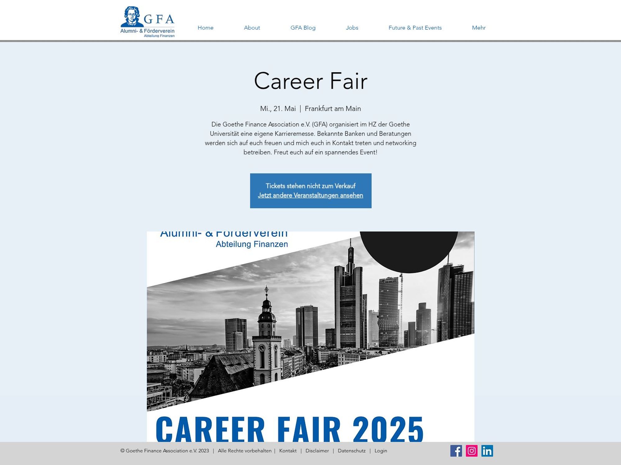 Career Fair screenshot