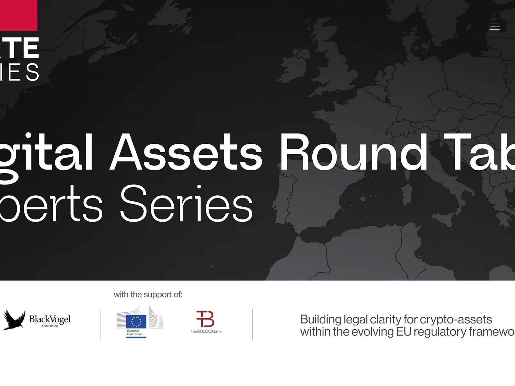 22nd MiCAR Roundtable - Digital Assets Round Table (DARTE Series) website