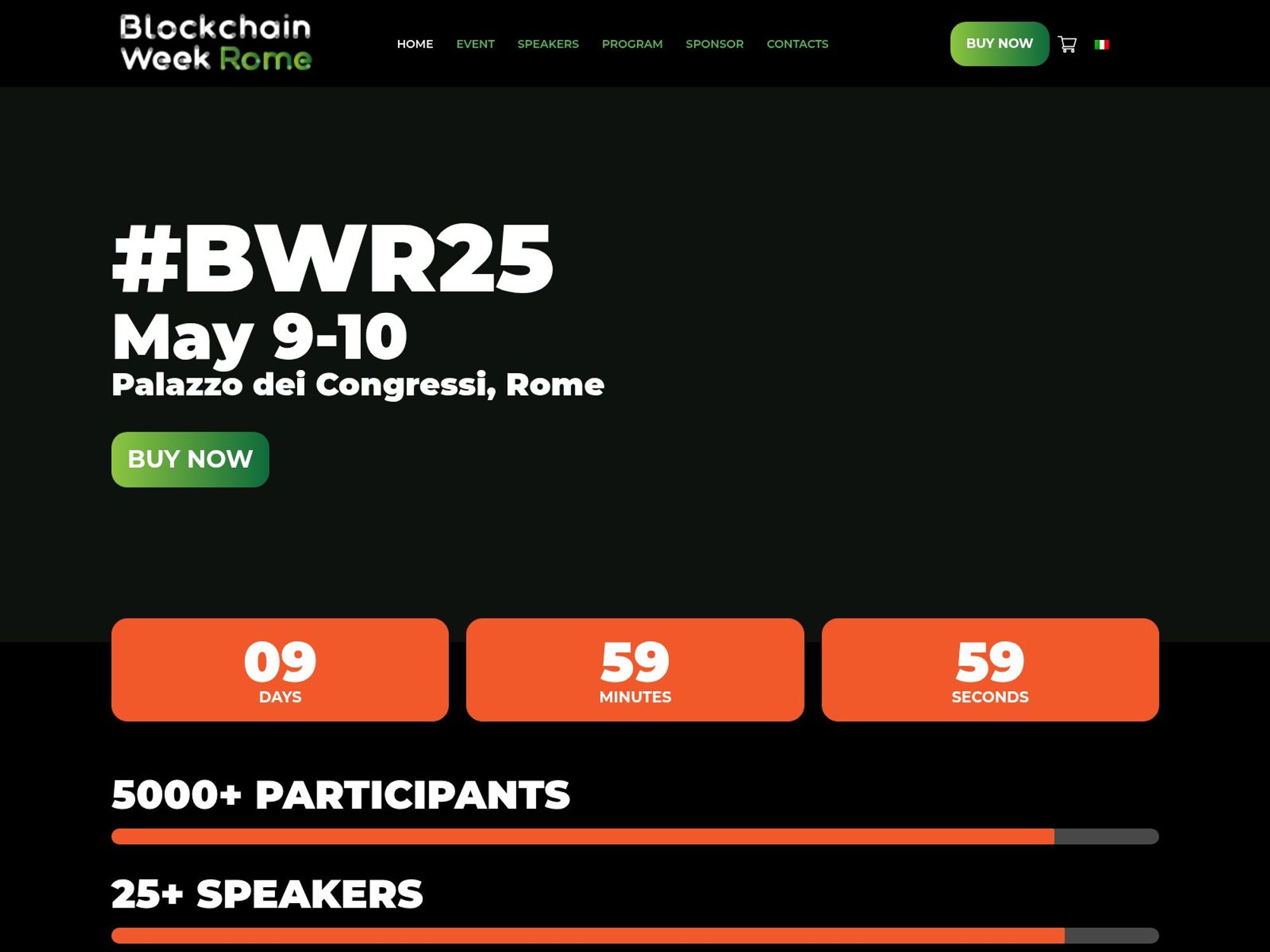 Blockchain Week Rome 2025 (BWR25) screenshot