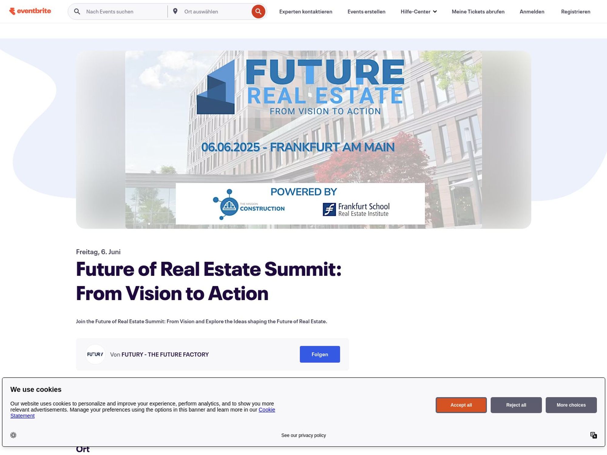 Future of Real Estate Summit: From Vision to Action screenshot