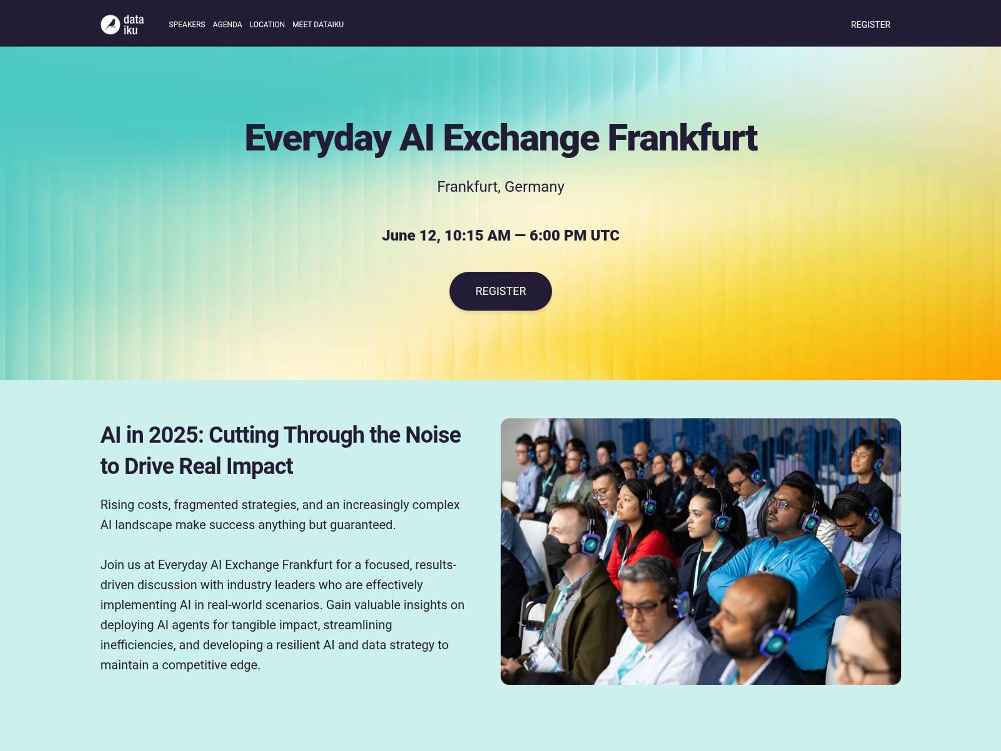Everyday AI Exchange Frankfurt screenshot