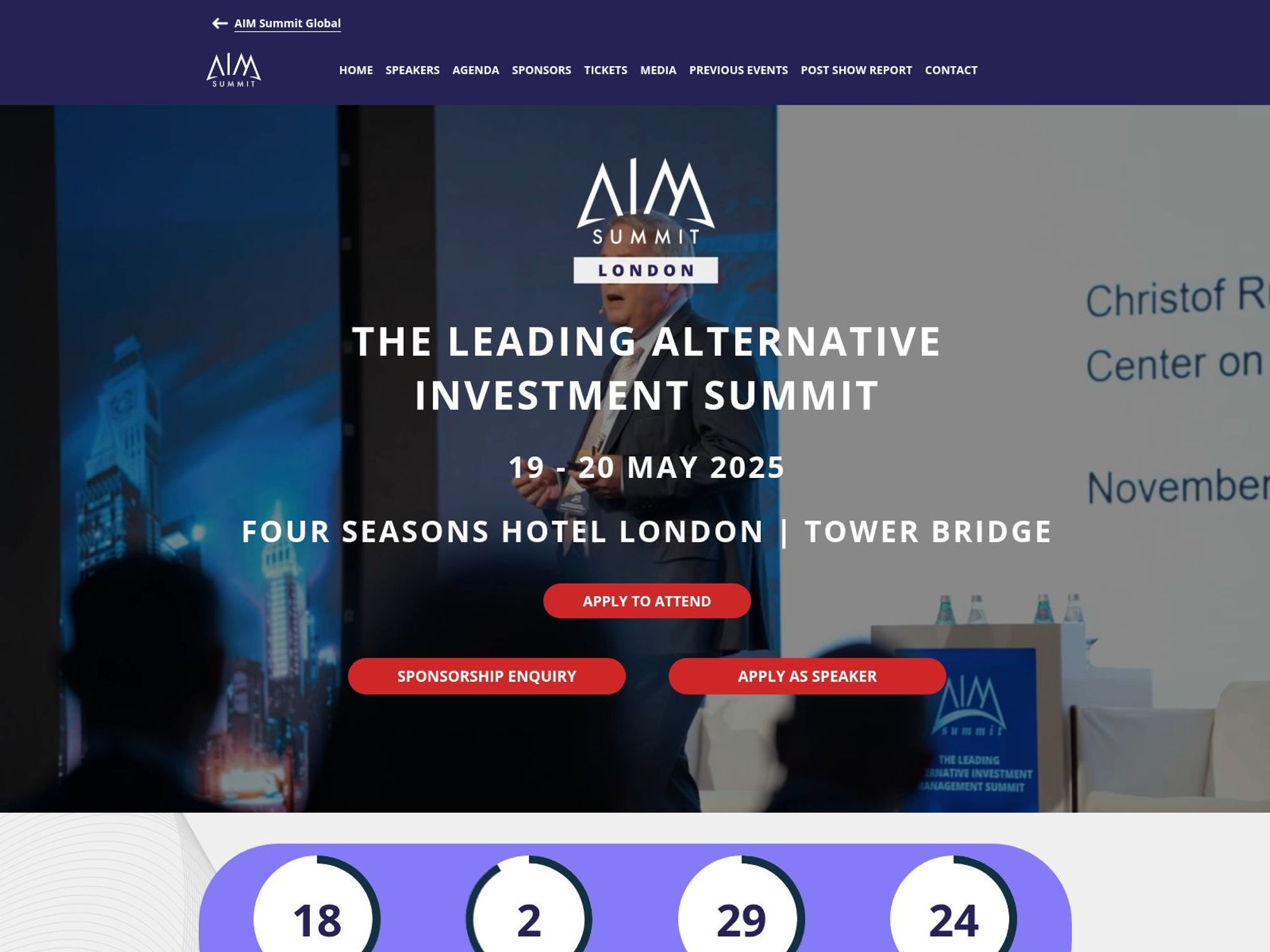 AIM Summit London 2025 screenshot