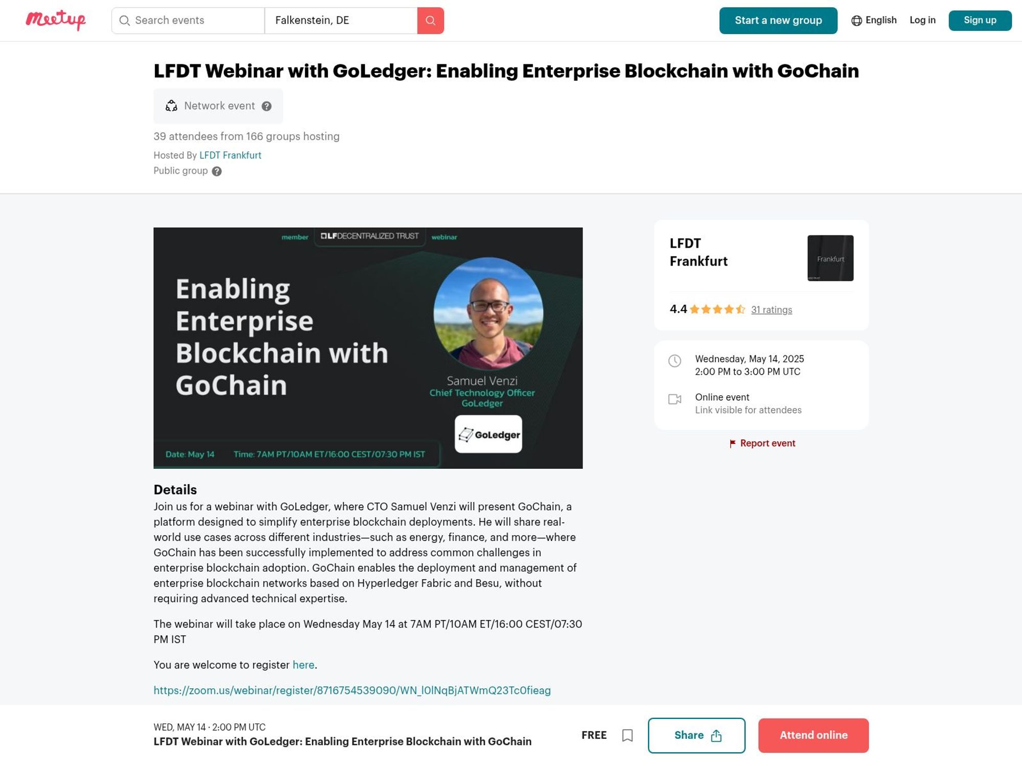 LFDT Webinar with GoLedger: Enabling Enterprise Blockchain with GoChain screenshot