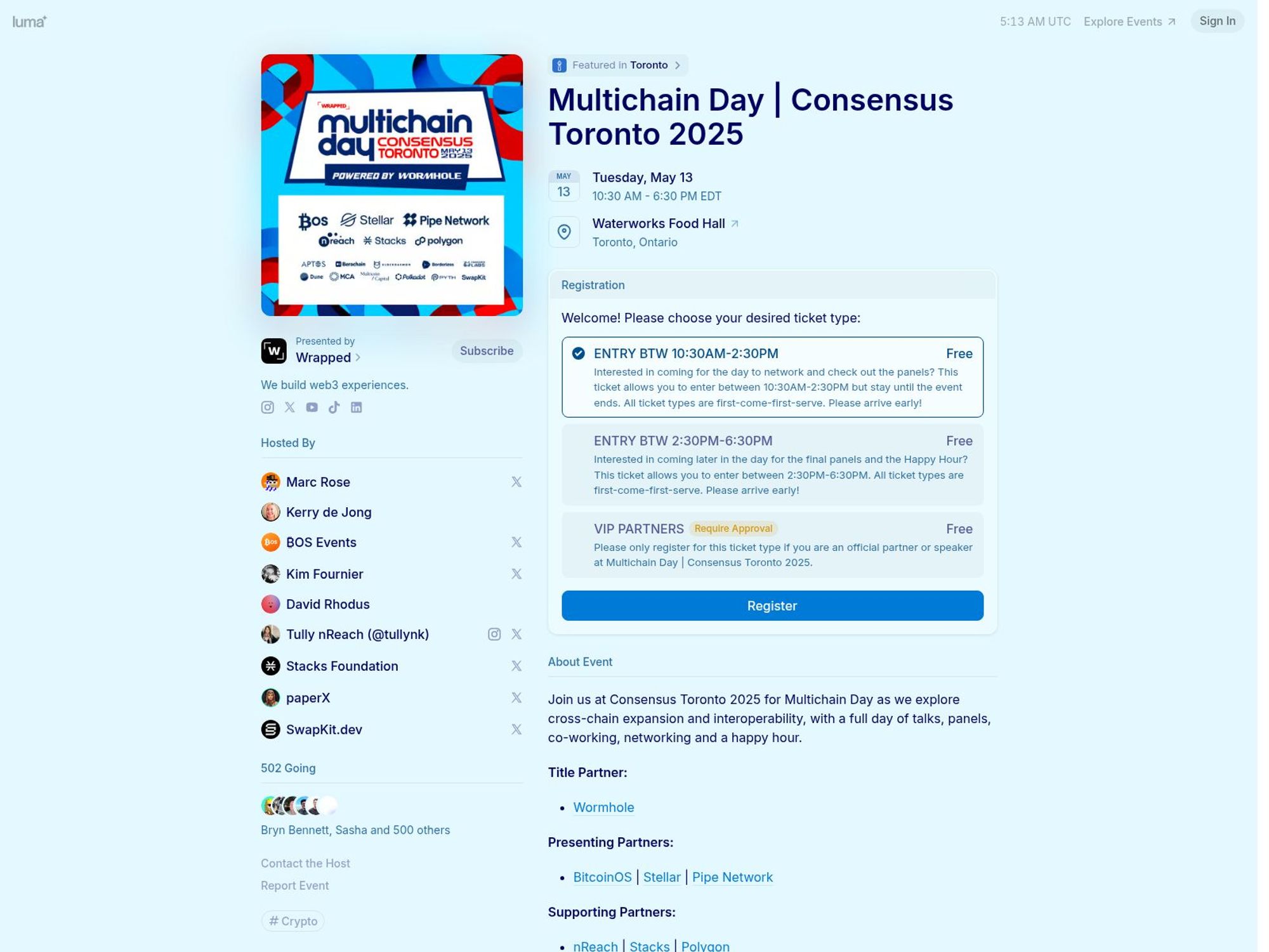 Multichain Day | Consensus Toronto 2025 screenshot