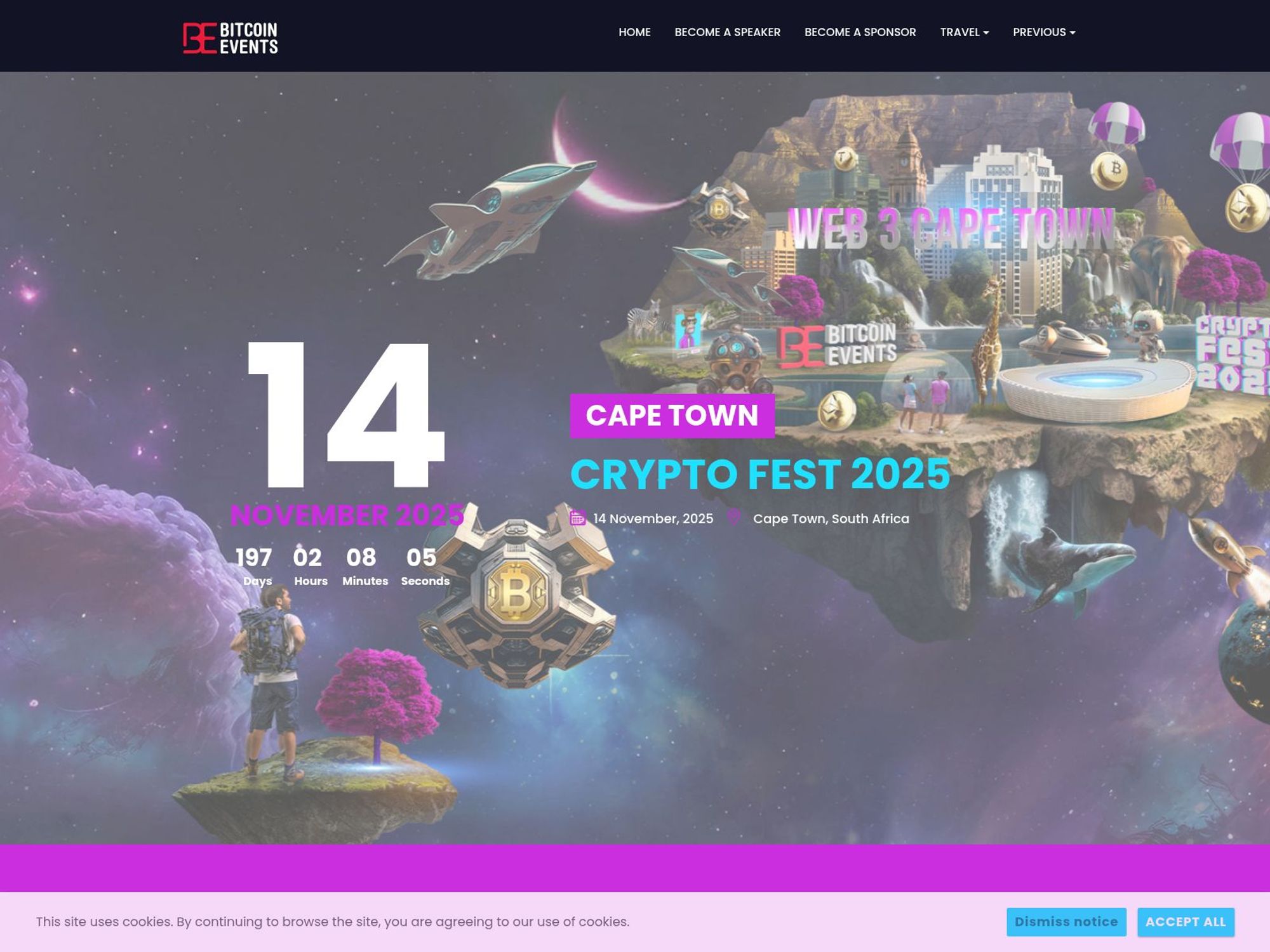 Crypto Fest 2025 website