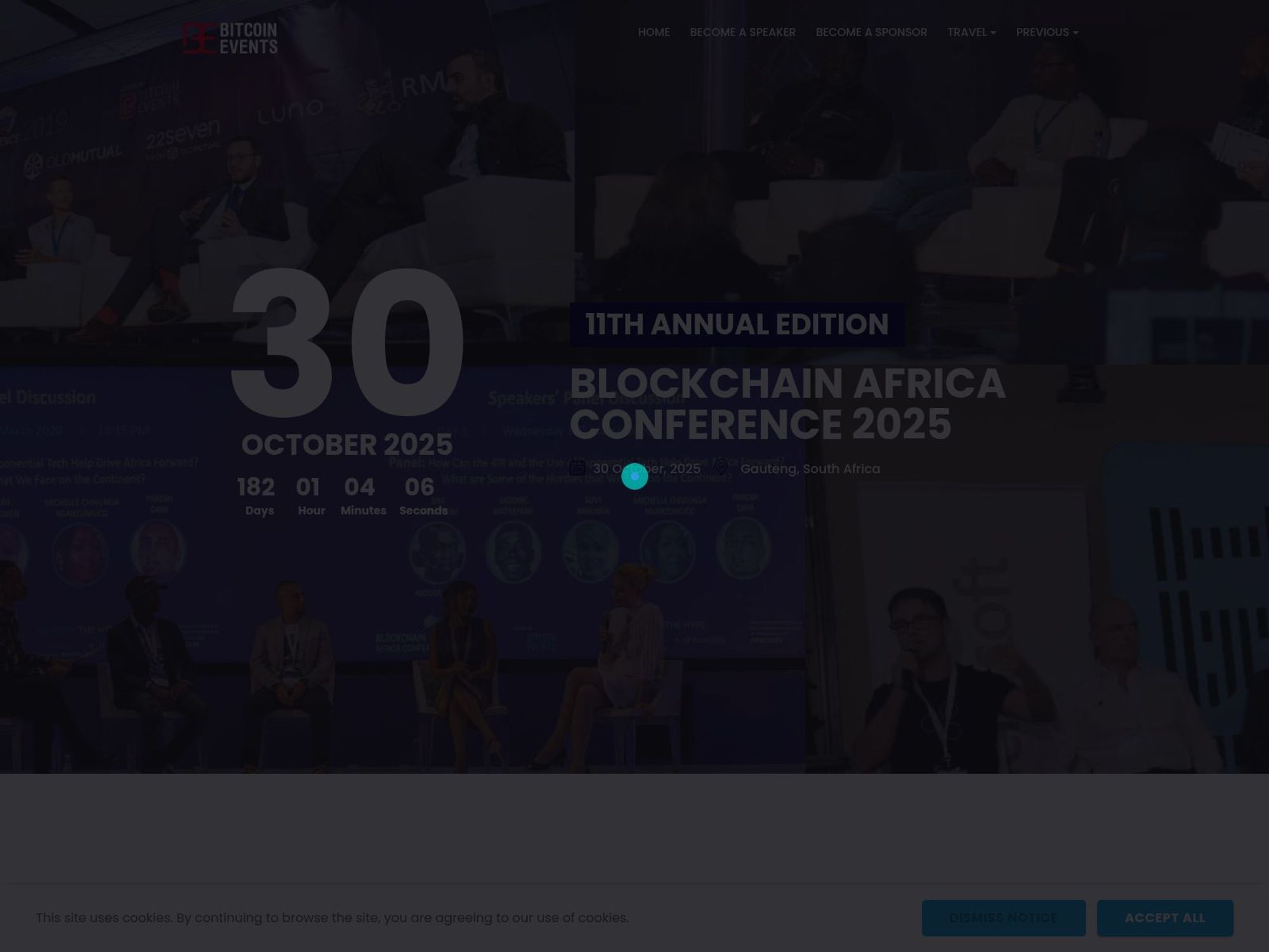 Blockchain Africa Conference 2025 website