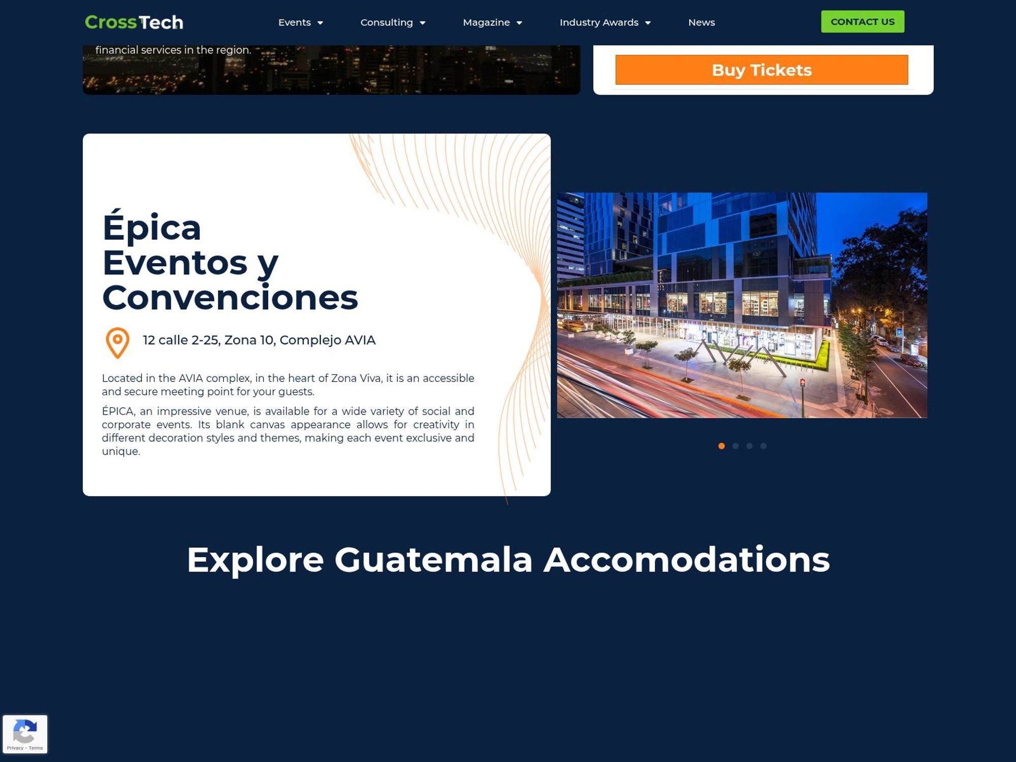 CrossTech Latam 2025 website