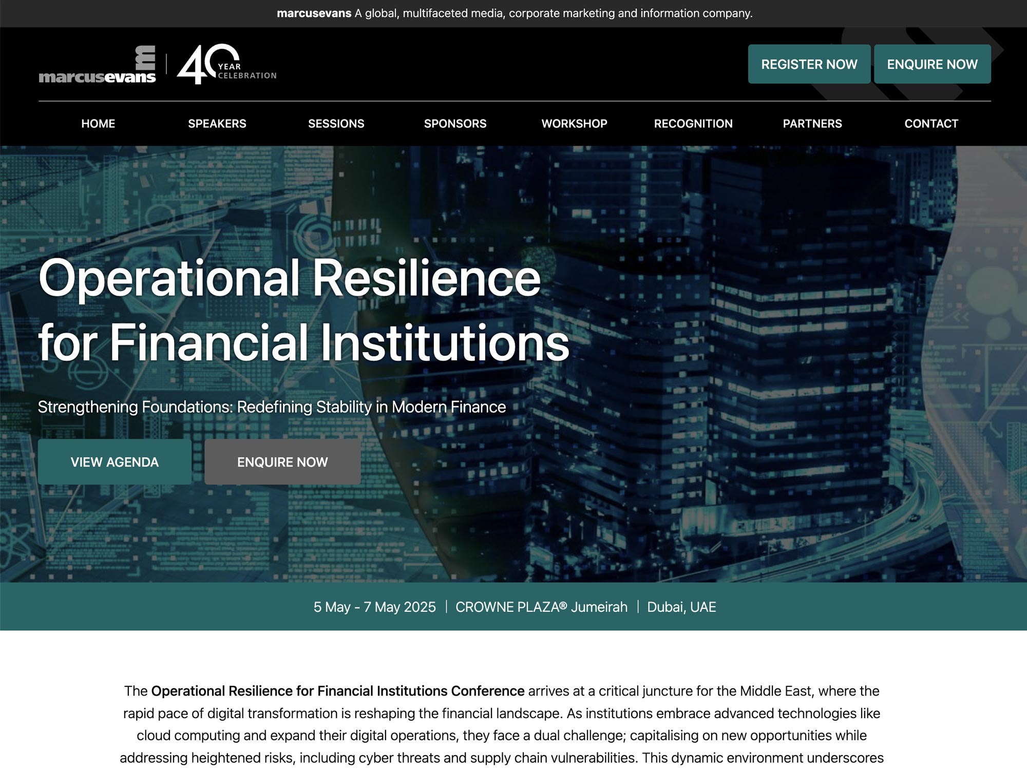 Operational Resilience for Financial Institutions screenshot