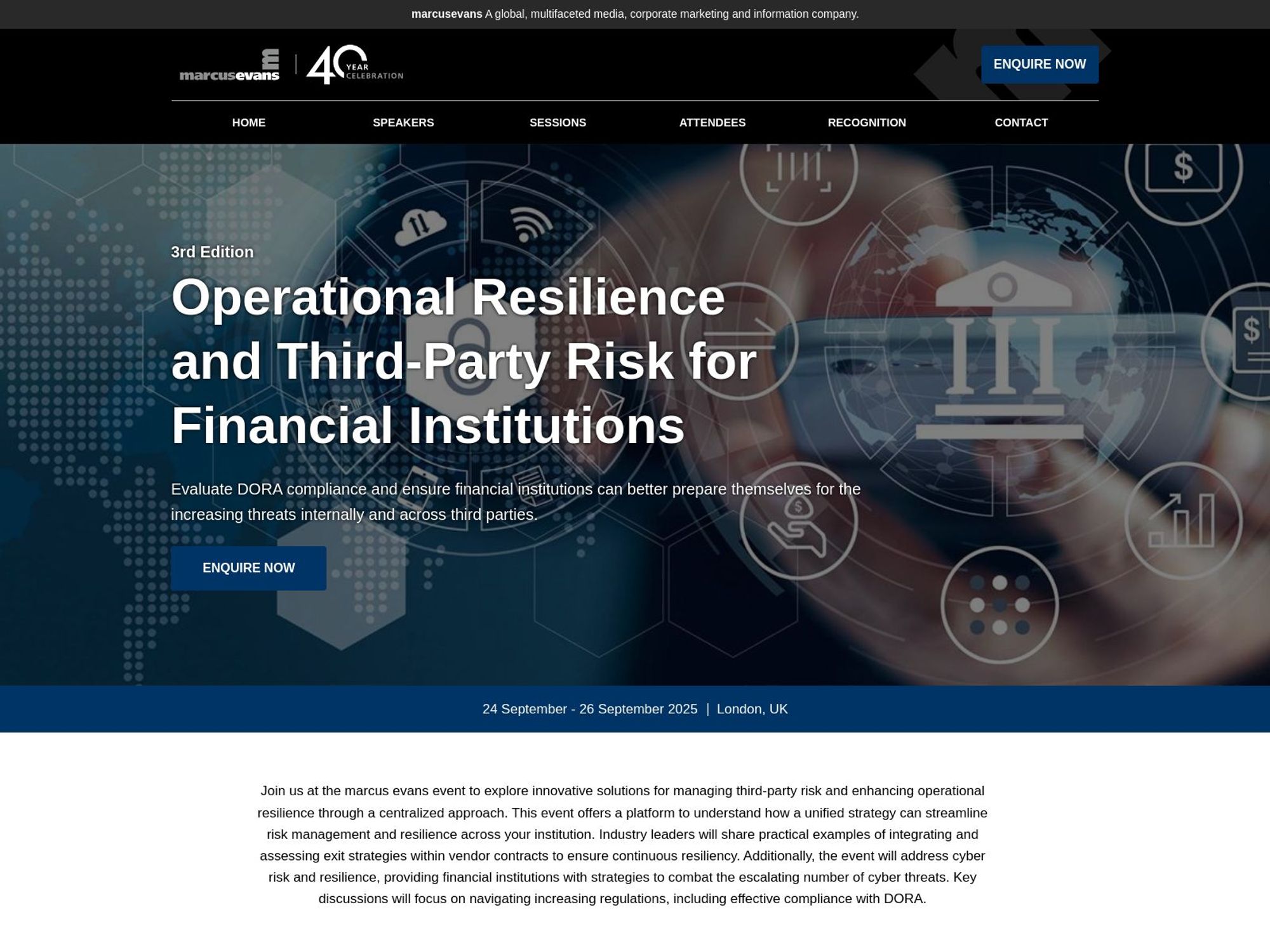 Operational Resilience and Third-Party Risk for Financial Institutions screenshot