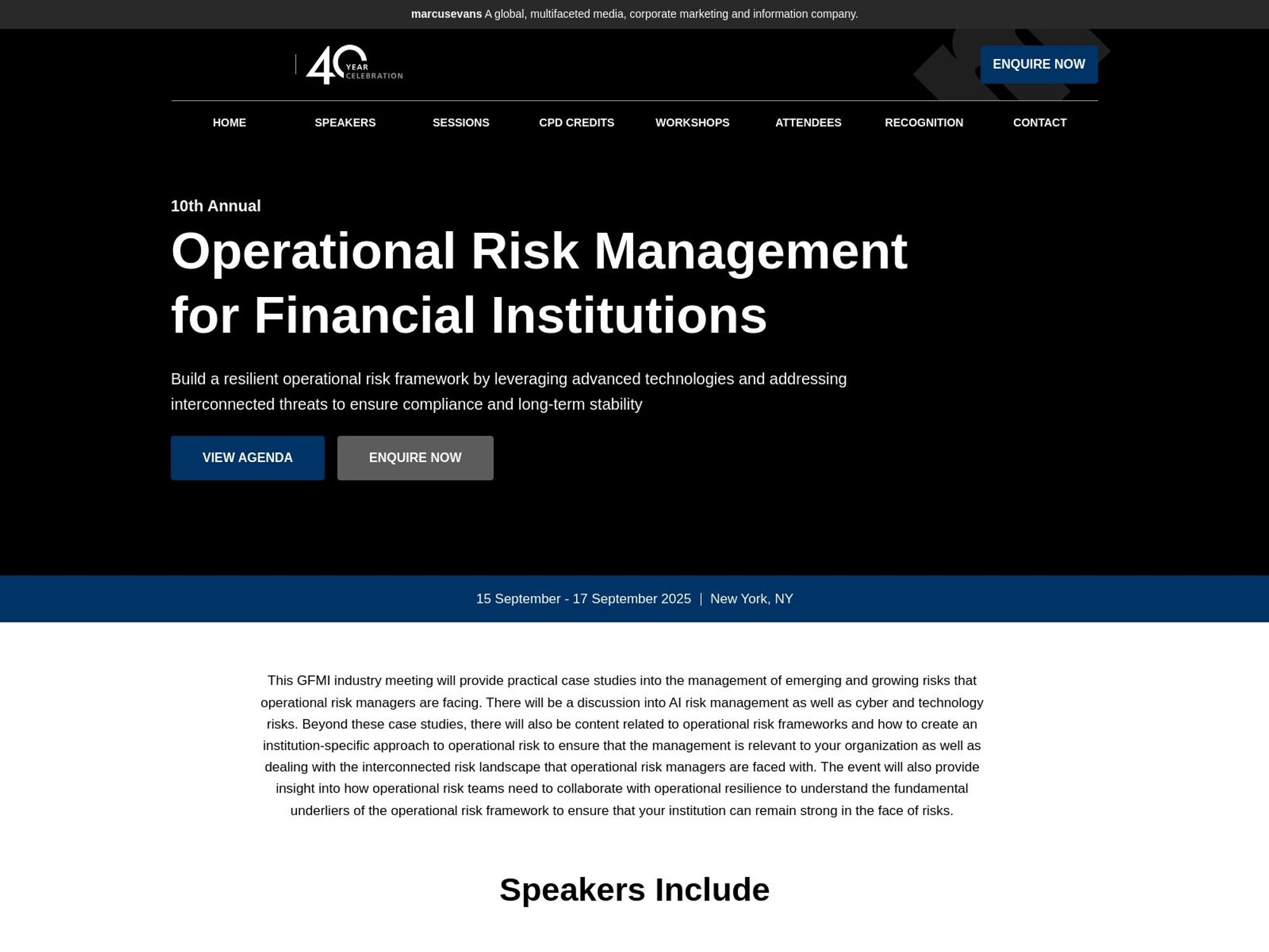 Operational Risk Management for Financial Institutions screenshot