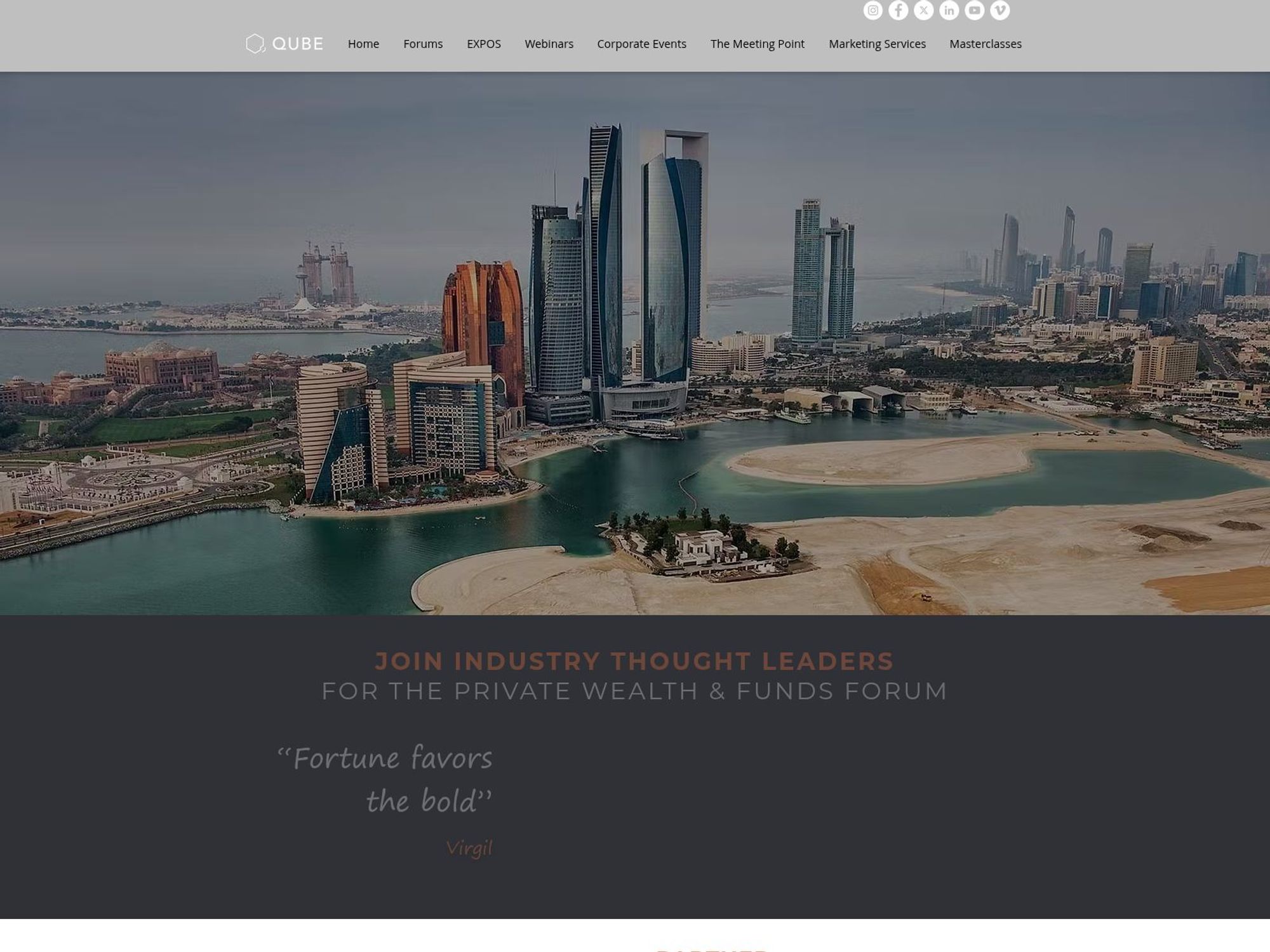 The Private Wealth & Funds Forum screenshot
