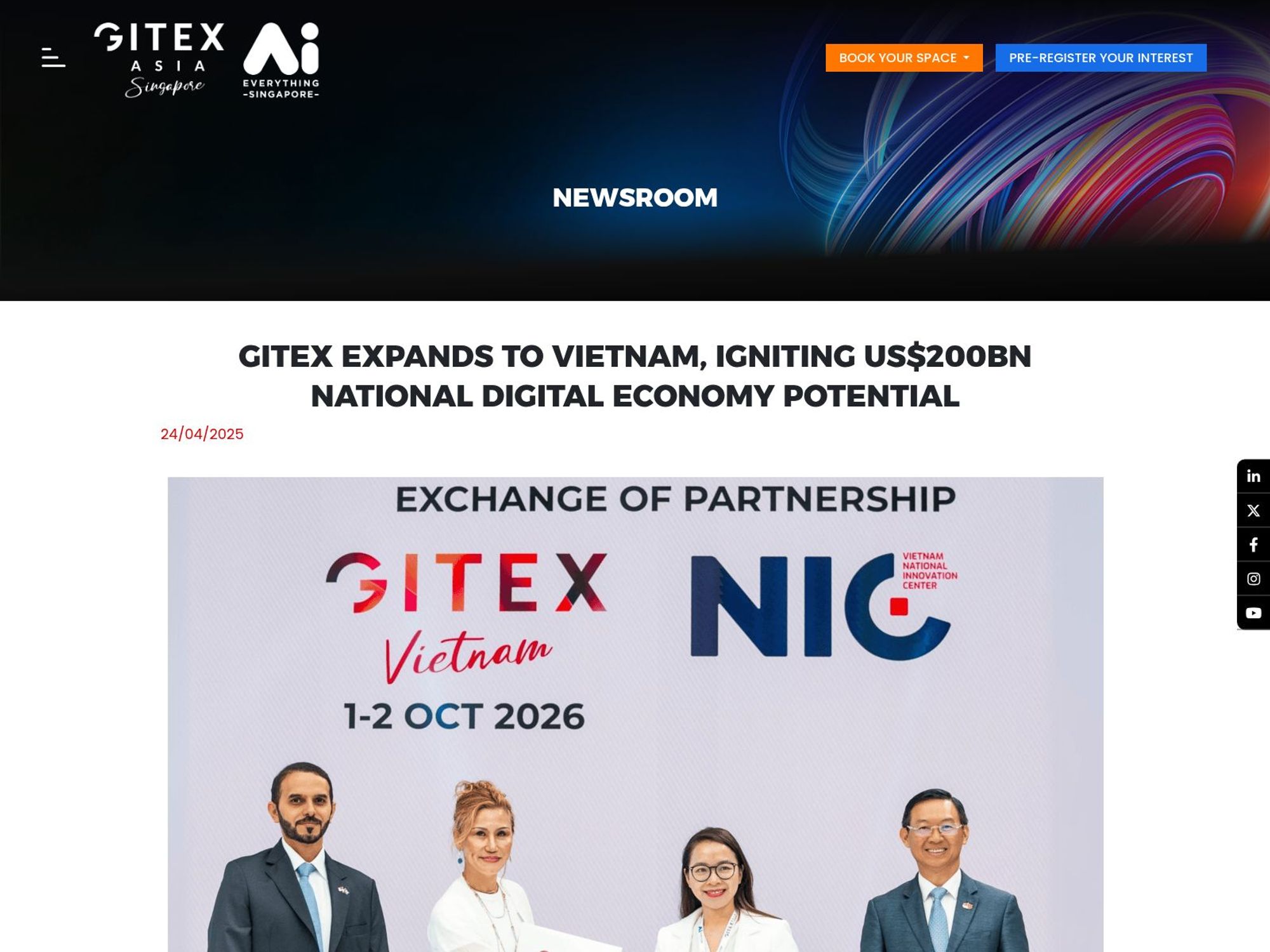 GITEX Vietnam 2026 screenshot