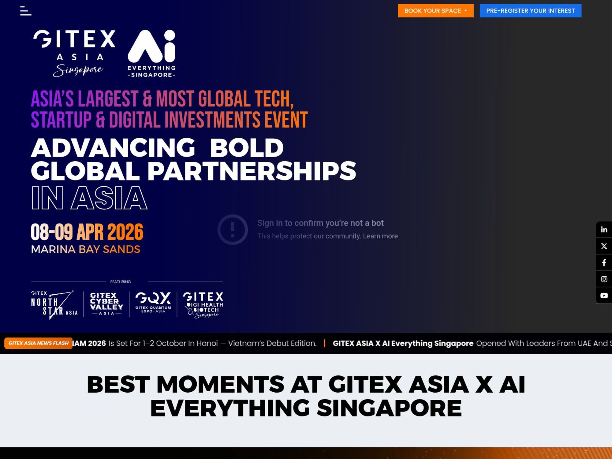 GITEX Asia x AI Everything 2025 screenshot