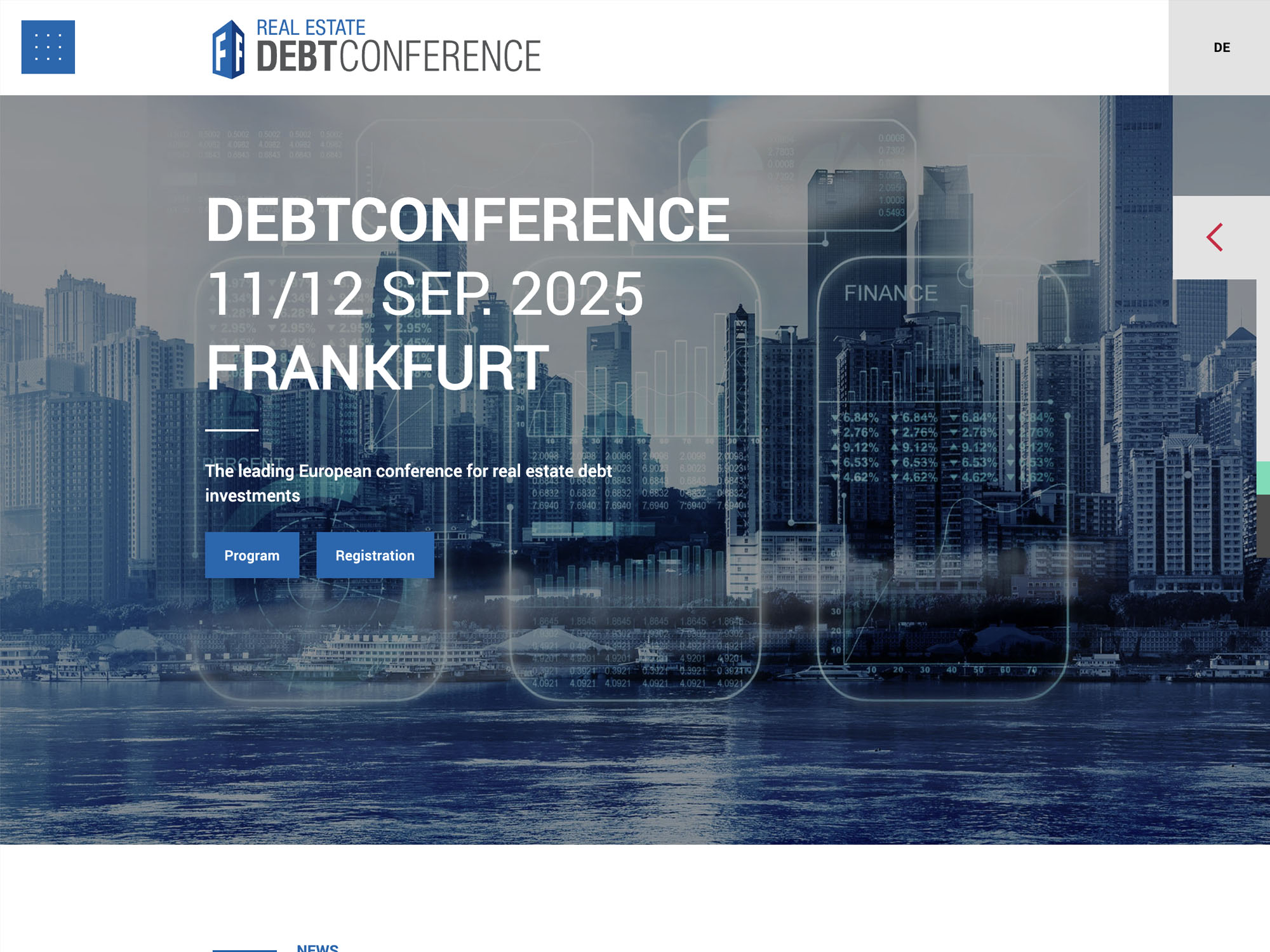 Real Estate DebtConference 2025 website