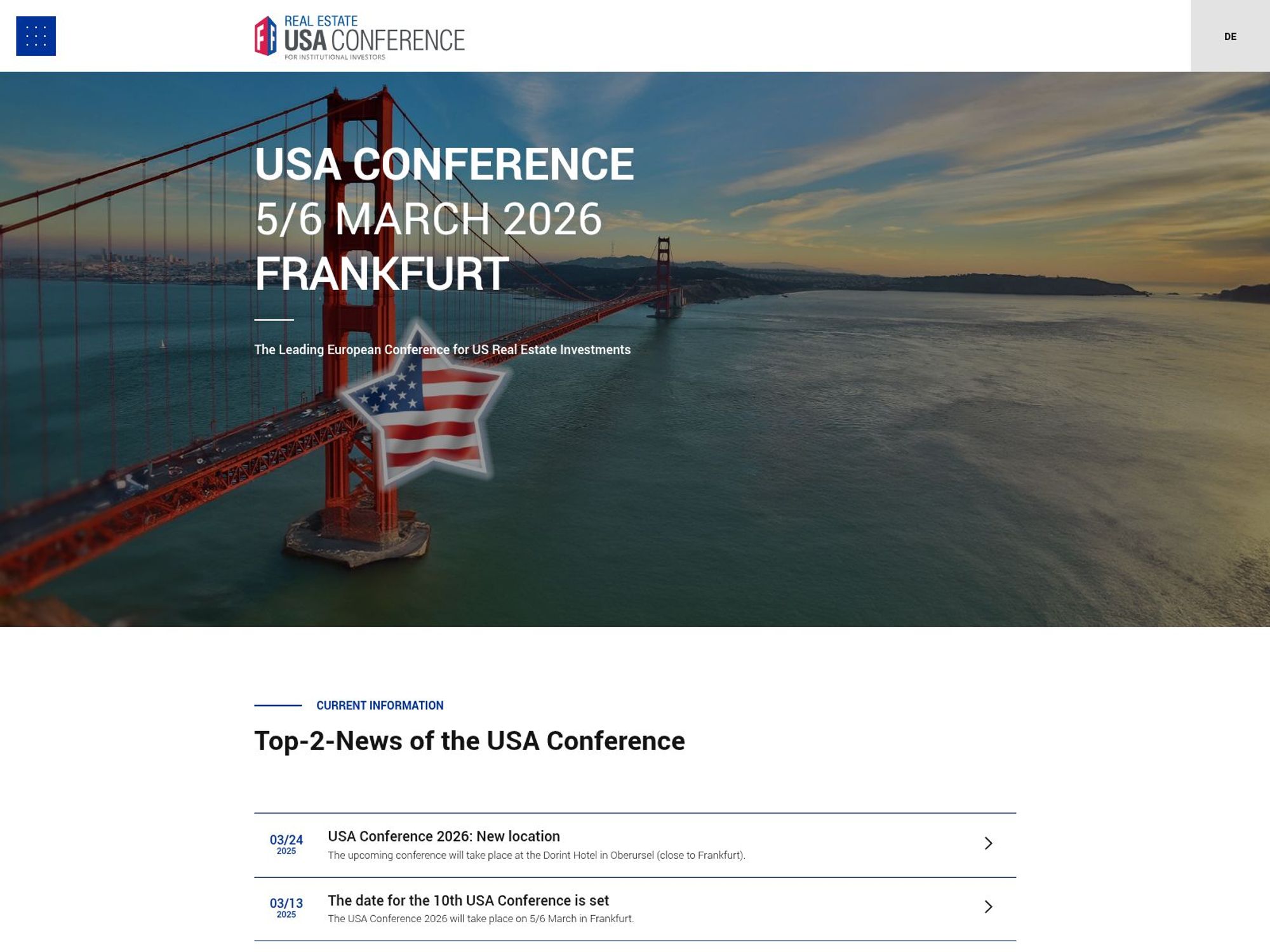 Real Estate USA Conference 2026 screenshot