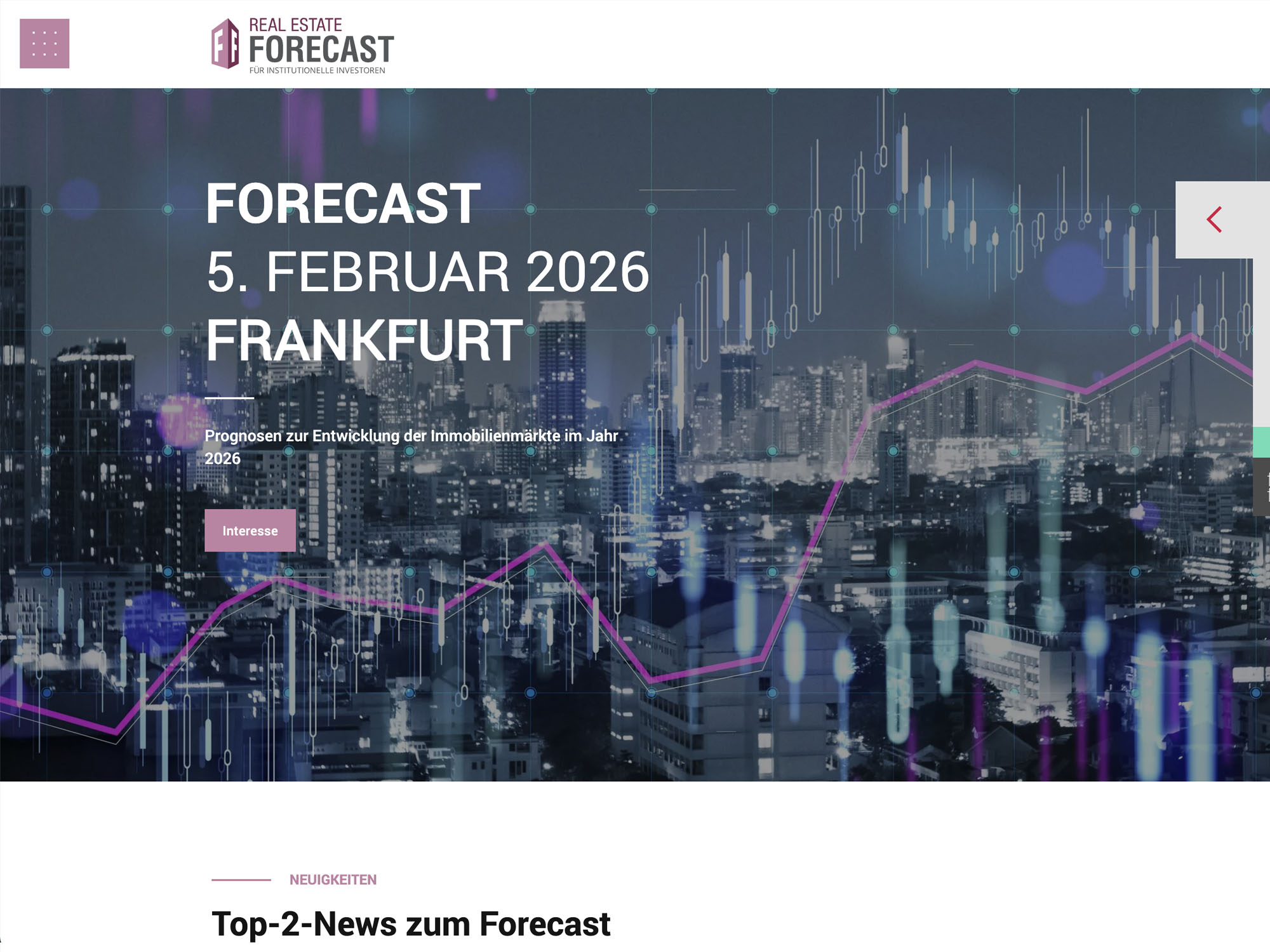 Real Estate Forecast 2025 screenshot