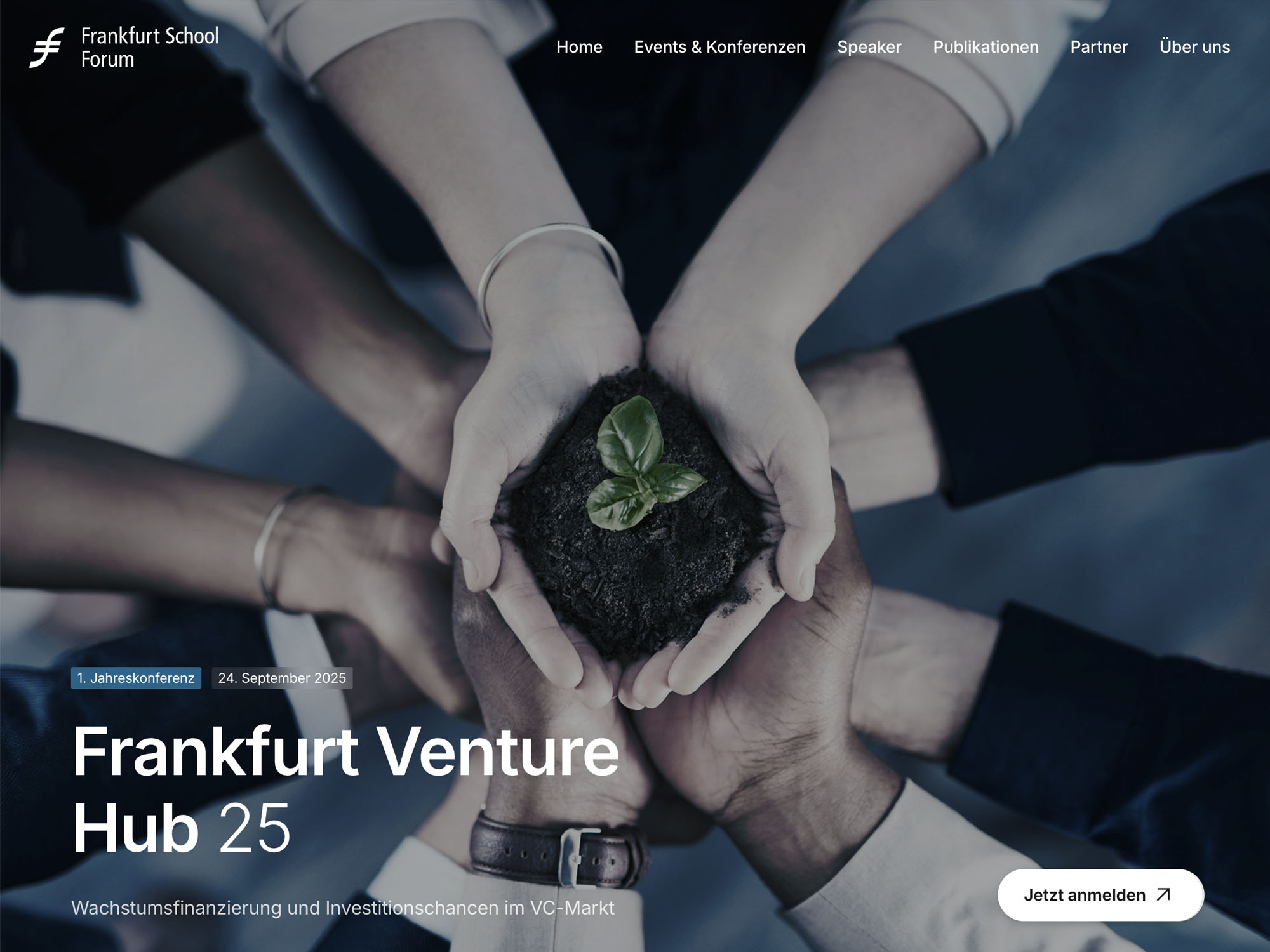 1. Jahreskonferenz - Frankfurt Venture Hub screenshot