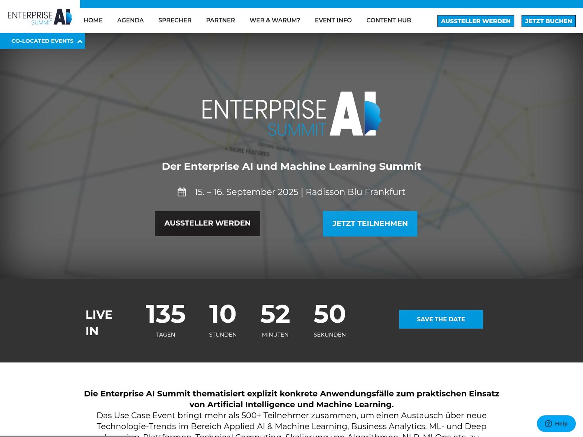 Enterprise AI Summit 2025 screenshot